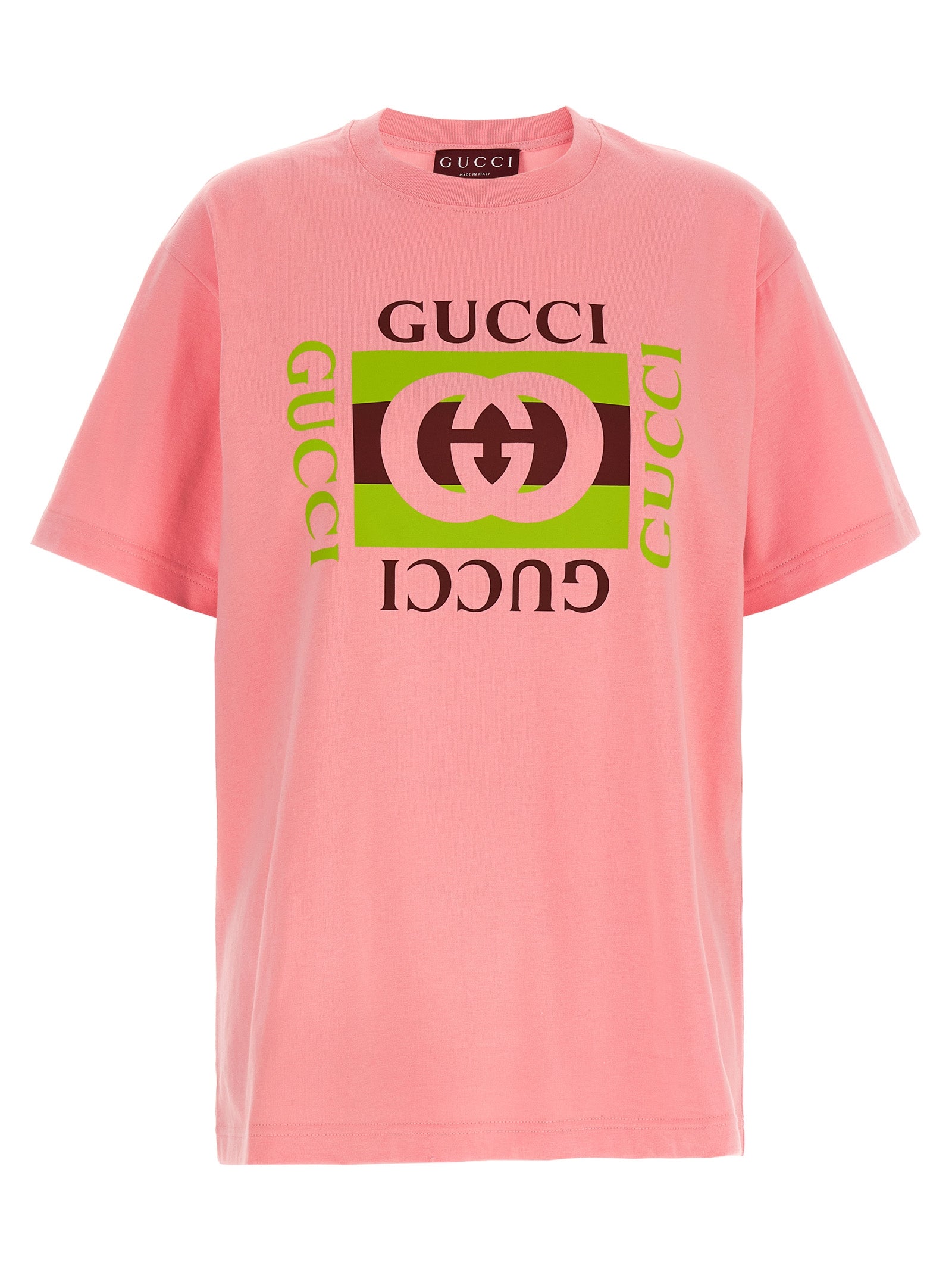 Gucci 'Gucci Incrocio Gg E Web' Print T-Shirt