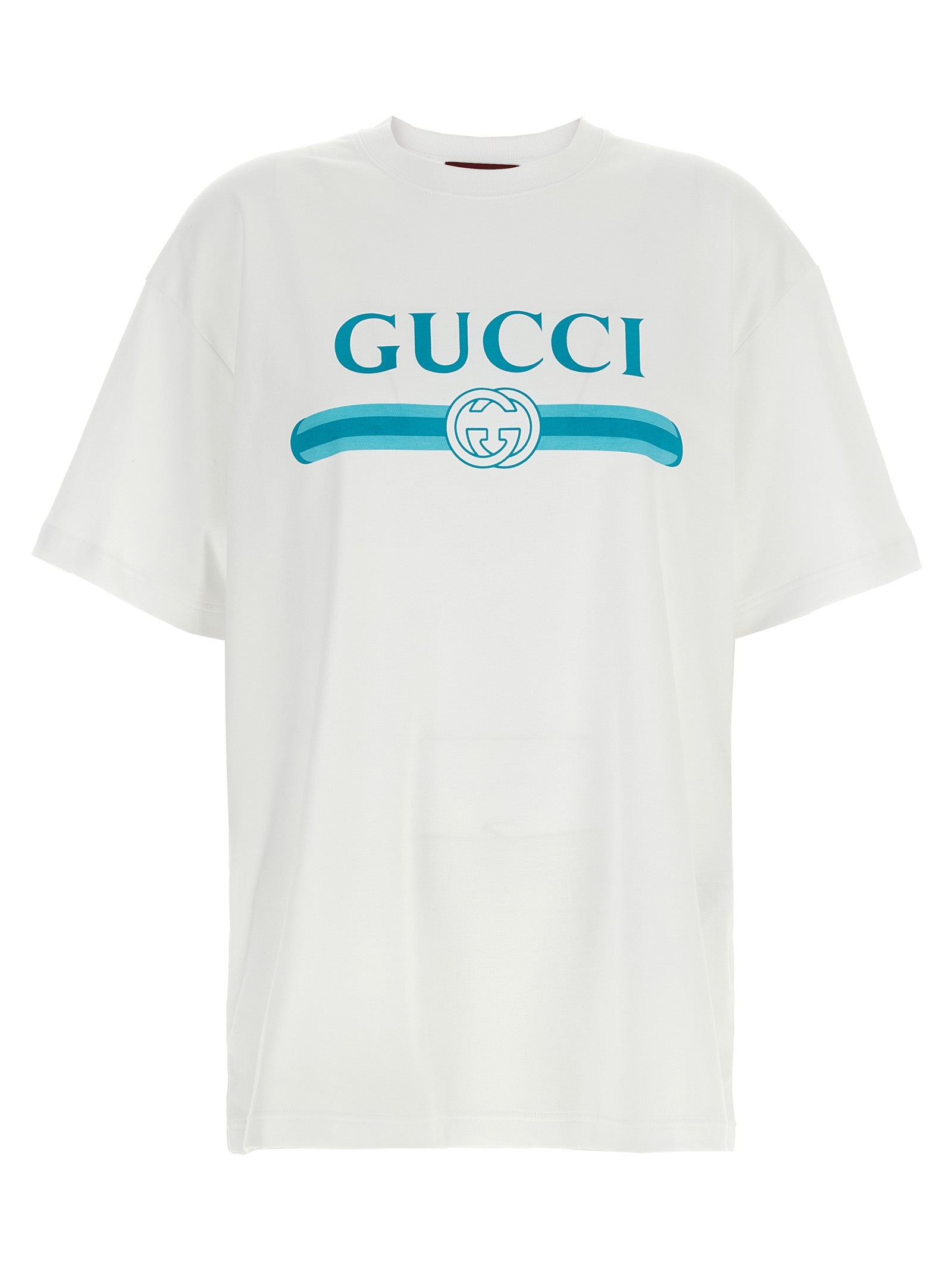 Gucci 'Gucci Incrocio Gg E Web' Print T-Shirt
