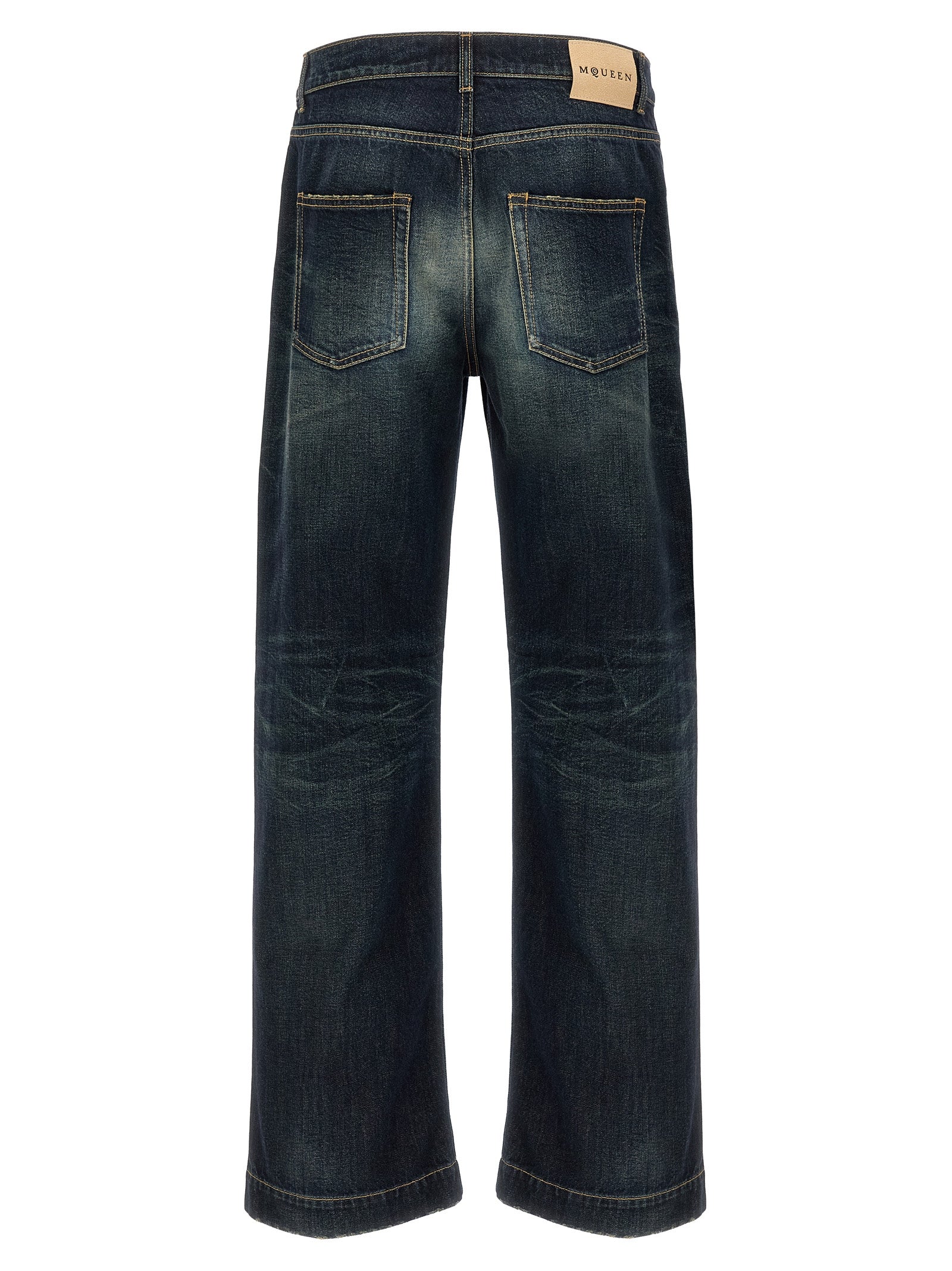 Mcqueen Wide Leg Jeans