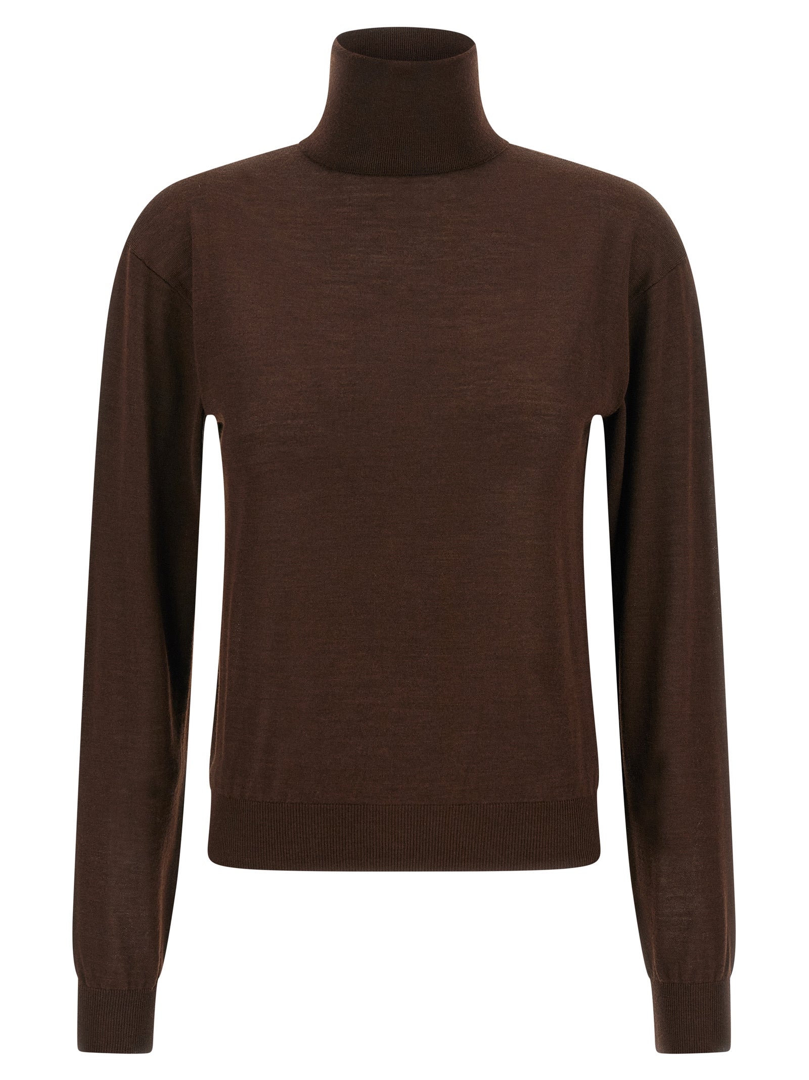 Saint Laurent Turtleneck Sweater Dropped Shoulders
