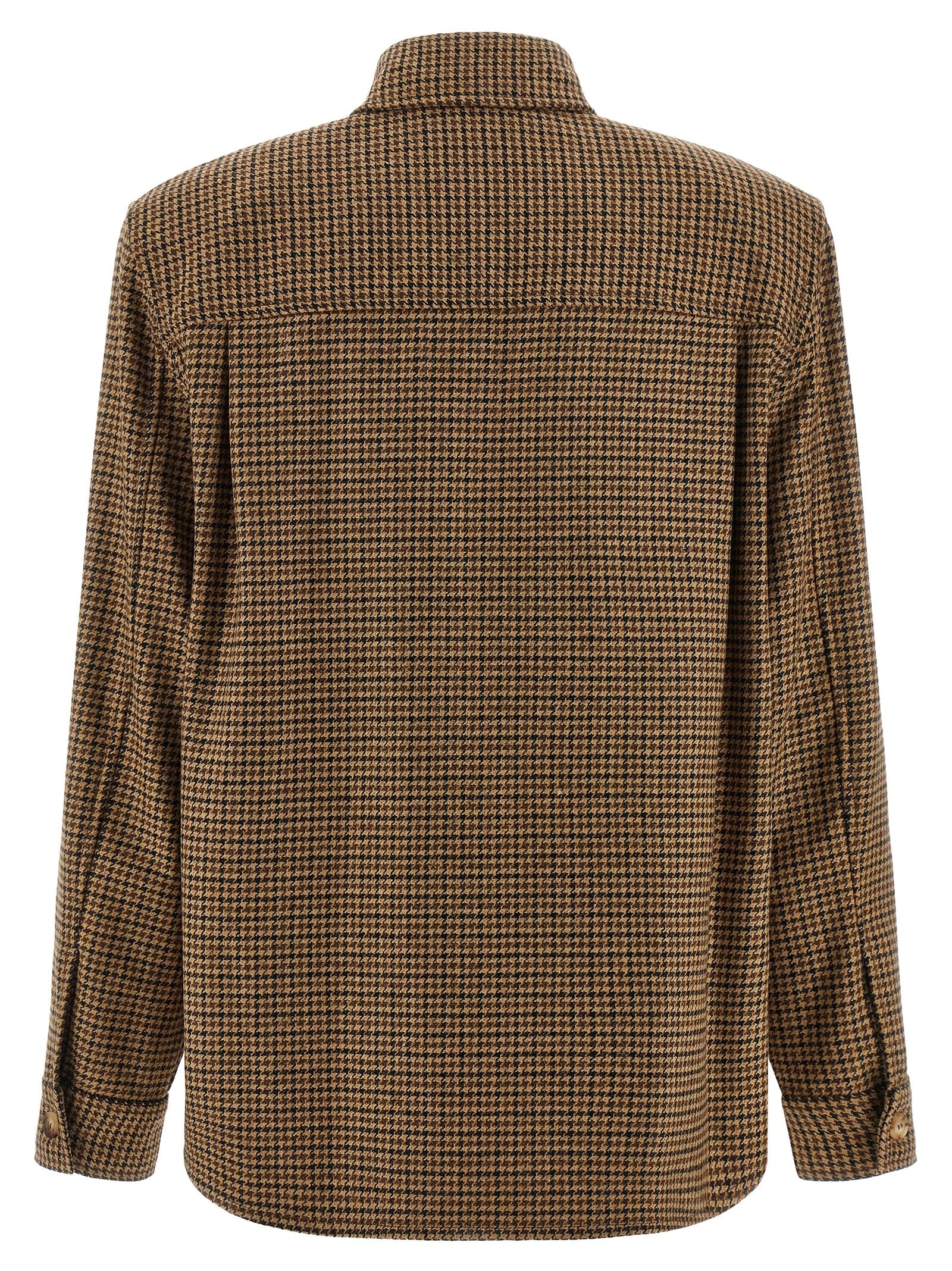 Saint Laurent Houndstooth Overshirt