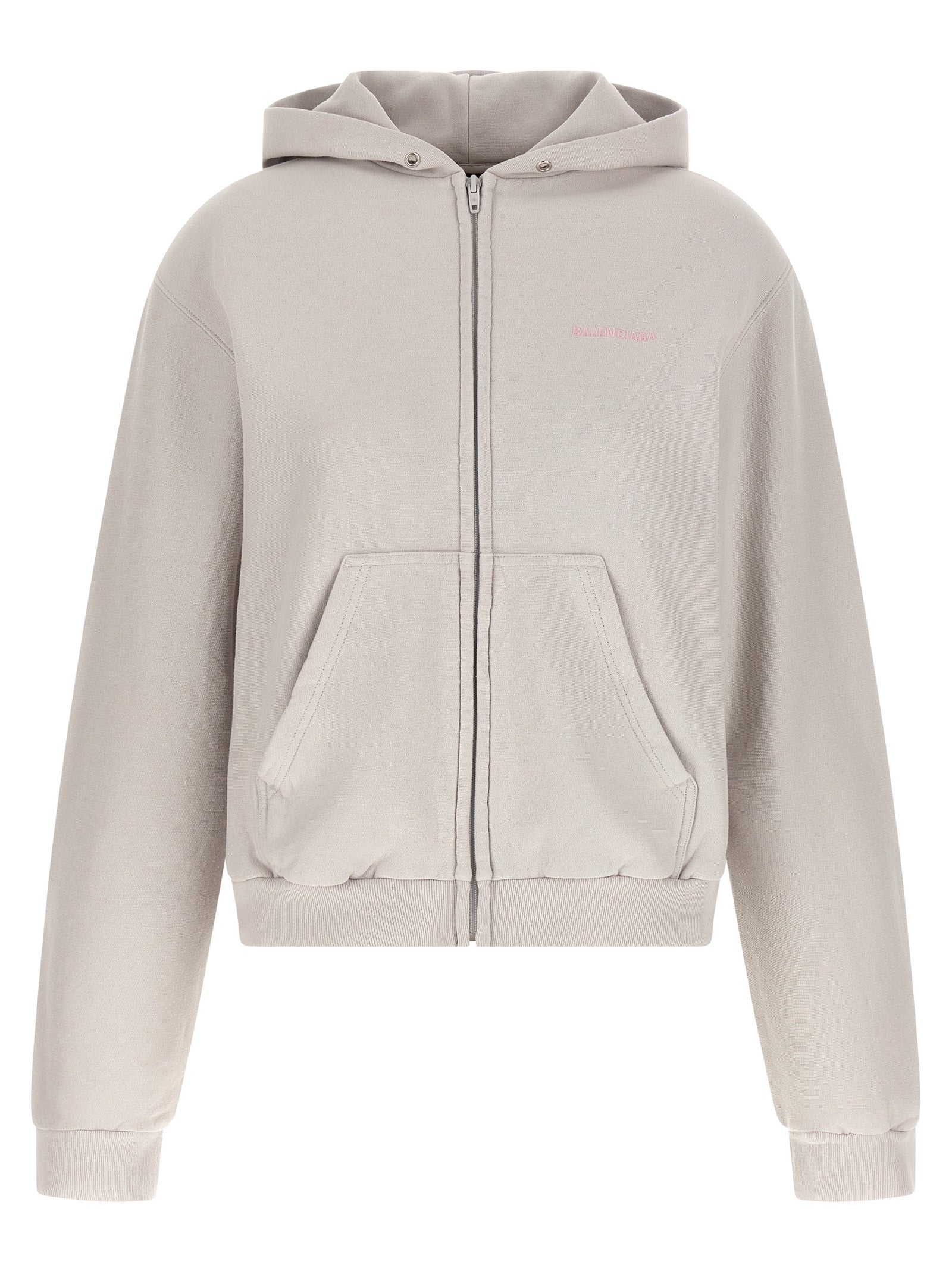 Balenciaga Logo Embroidery Hoodie