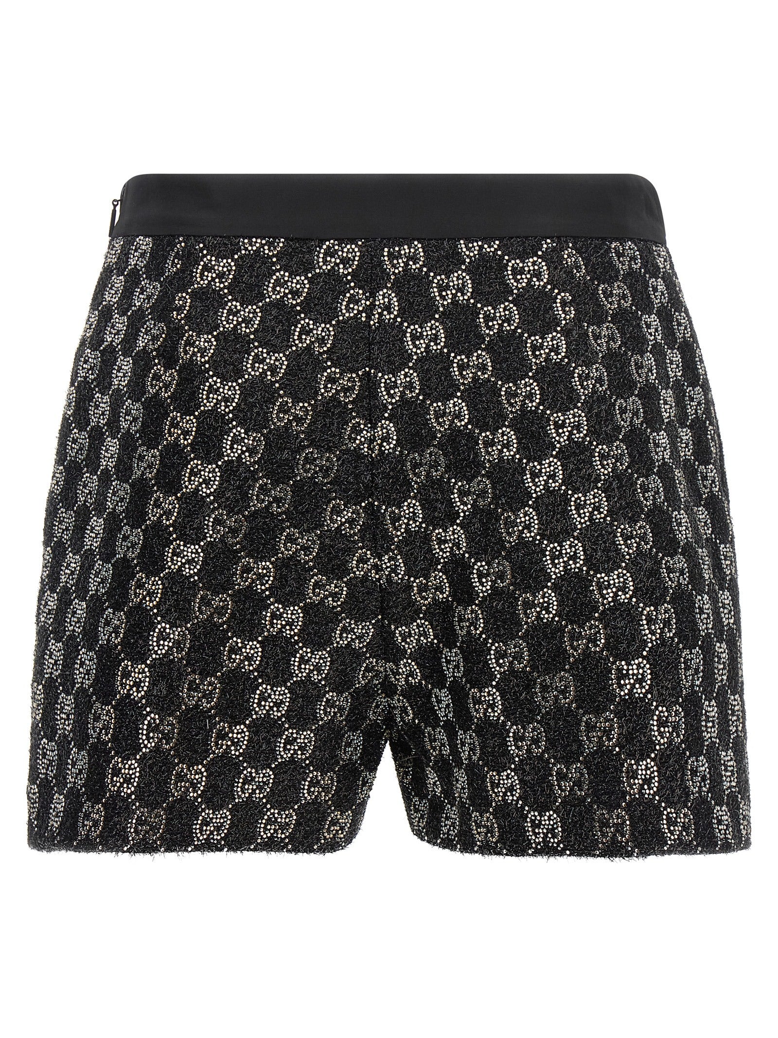 Gucci Gg Lamé Tweed Shorts