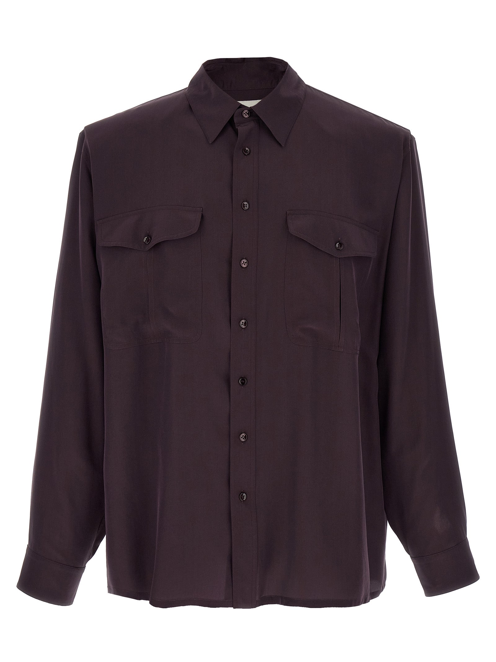 Saint Laurent Viscose And Silk Shirt