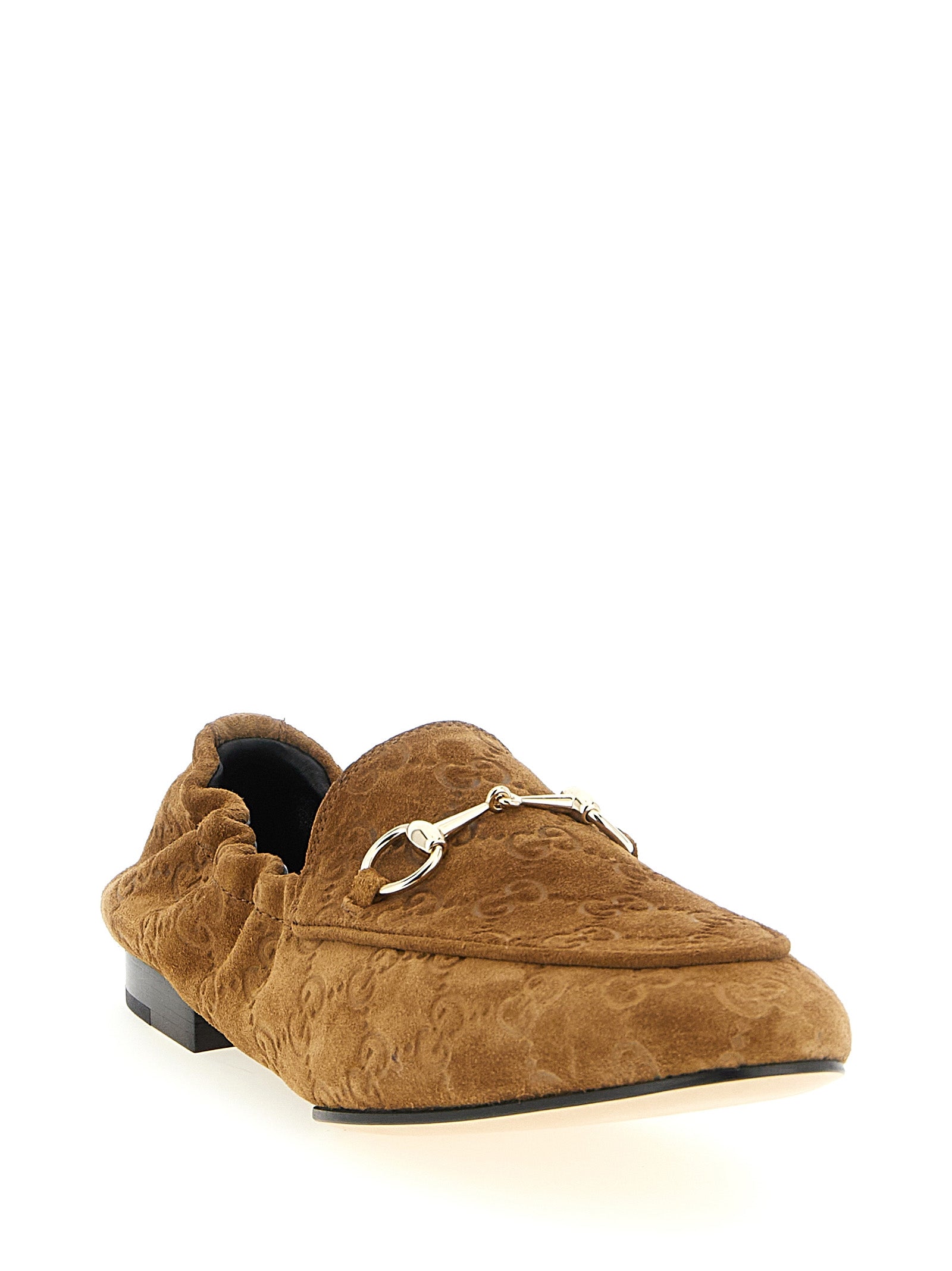 Gucci Gg Suede Loafers