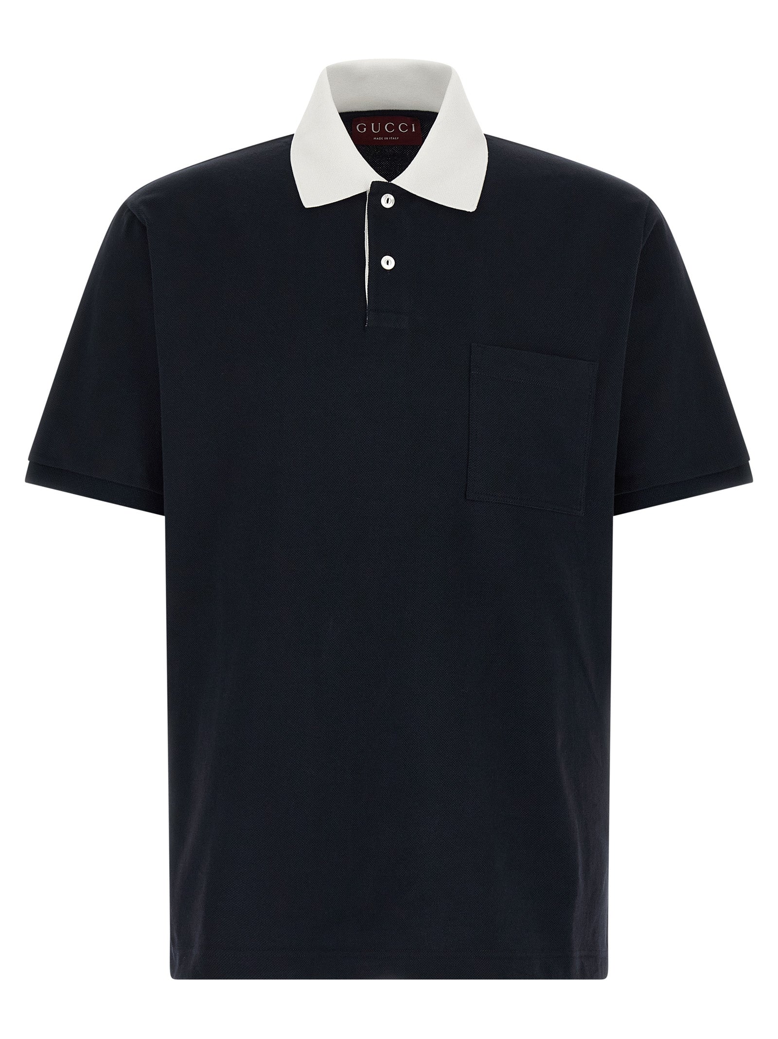 Gucci Contrast Collar Polo Shirt