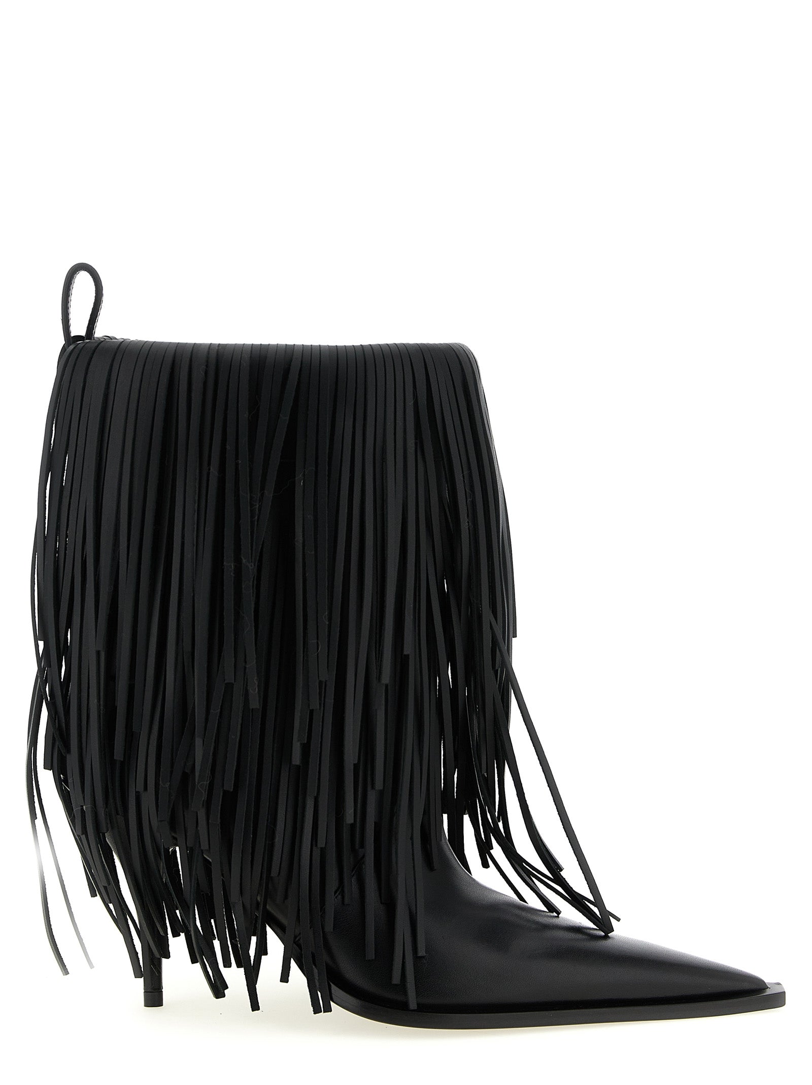 Balenciaga 'Avenue Fringe' Ankle Boots