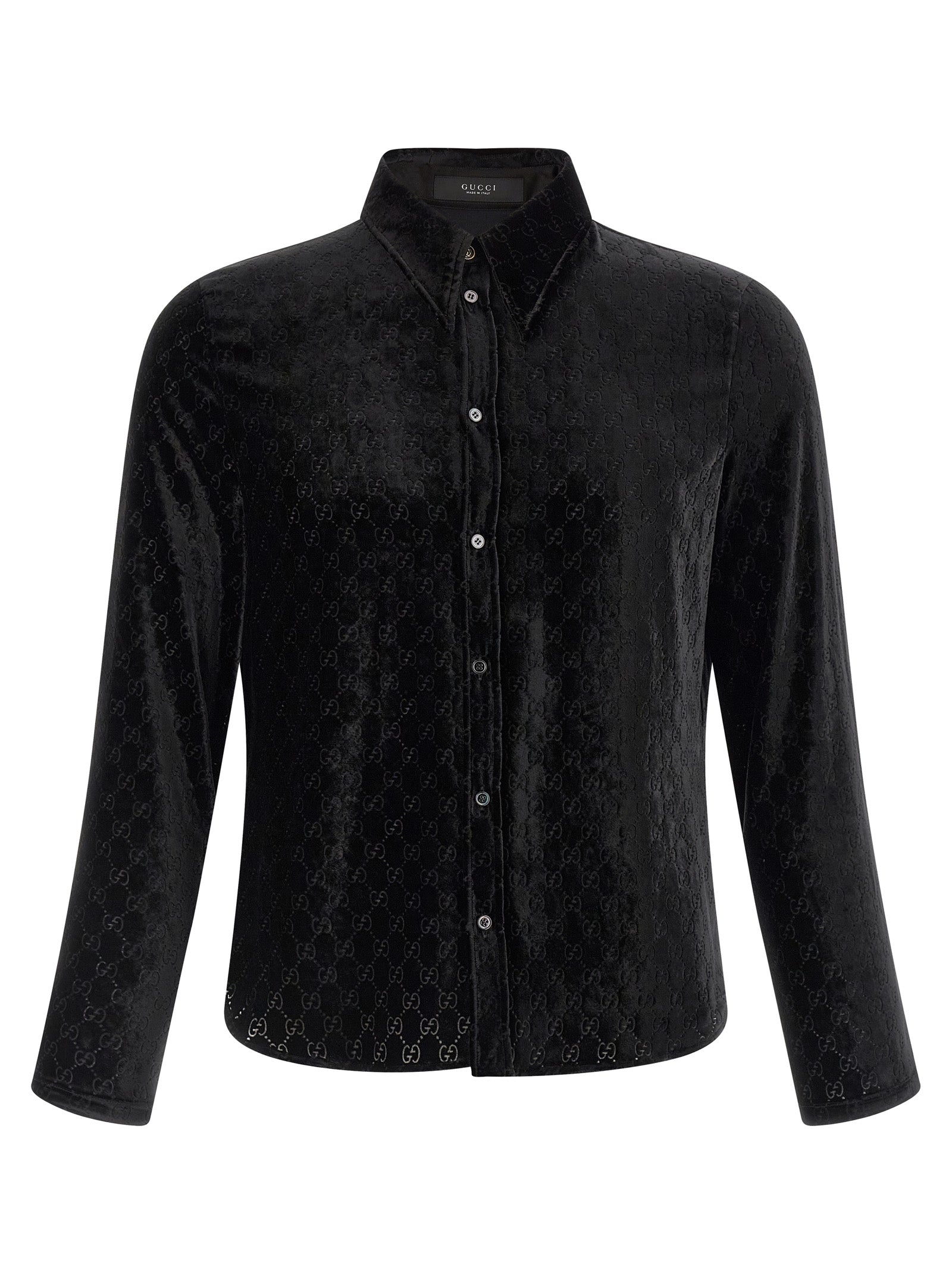 Gucci 'Gg' Velvet Shirt