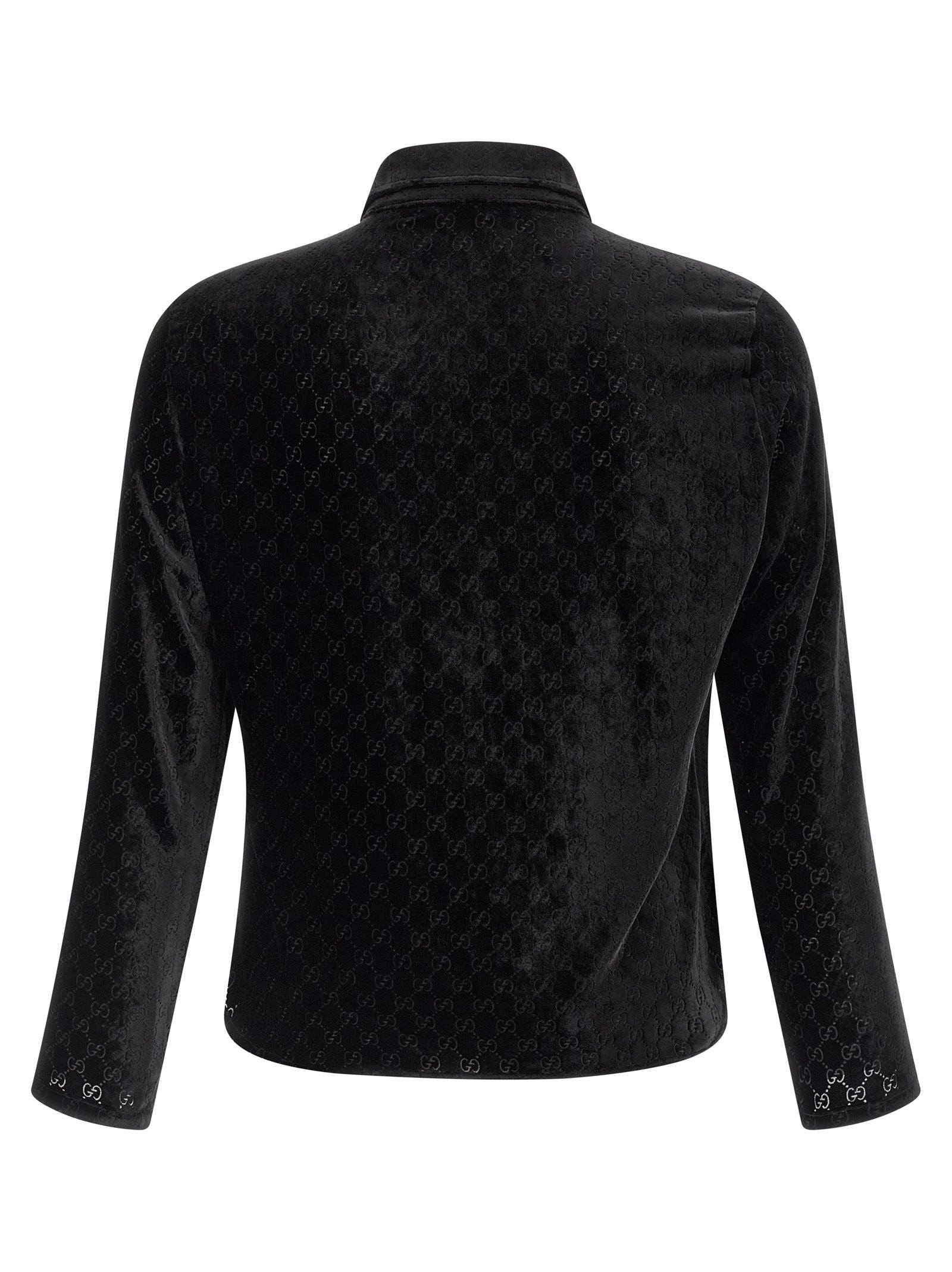 Gucci 'Gg' Velvet Shirt