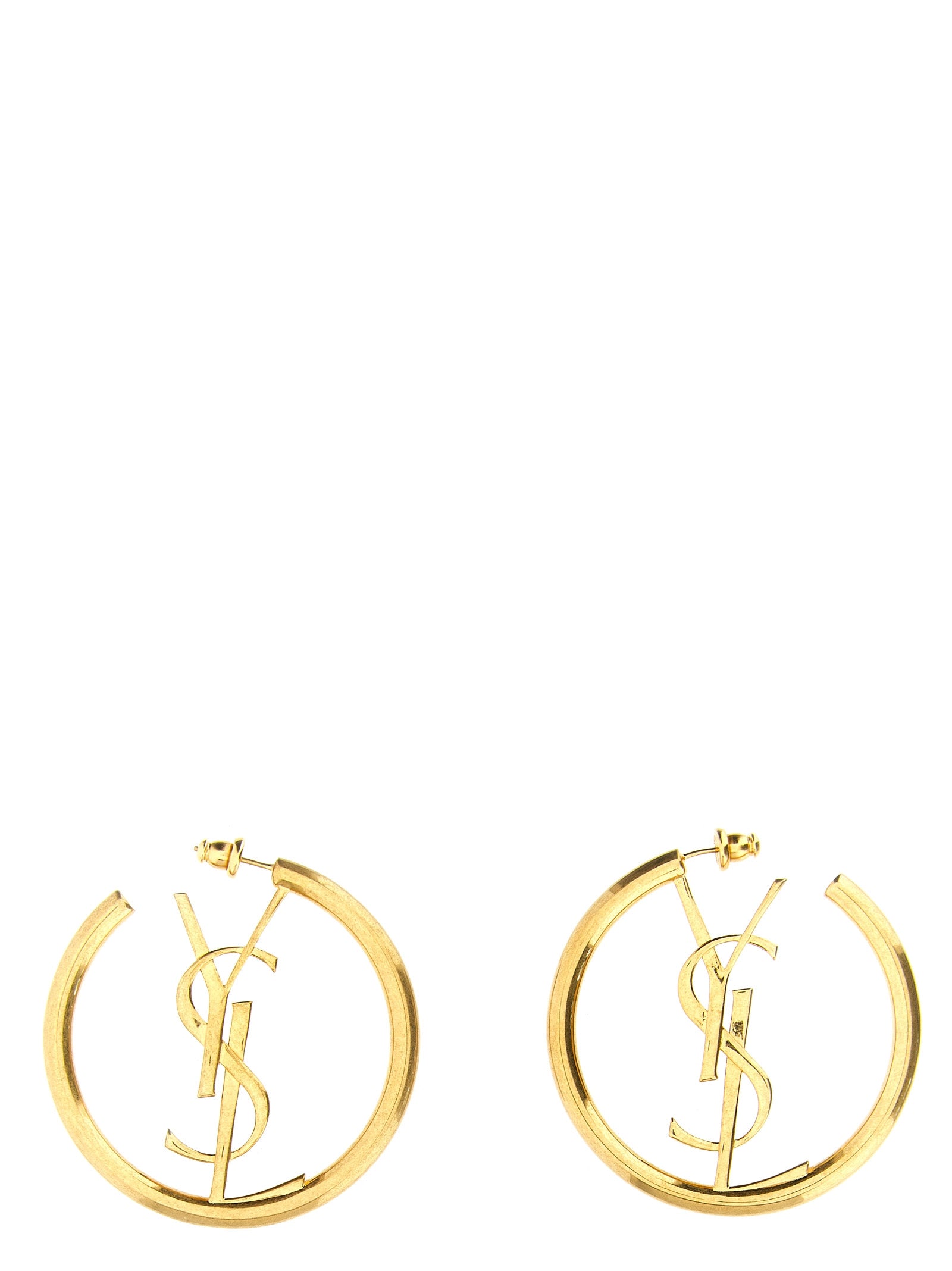 Saint Laurent 'Cassandre' Hoop Earrings