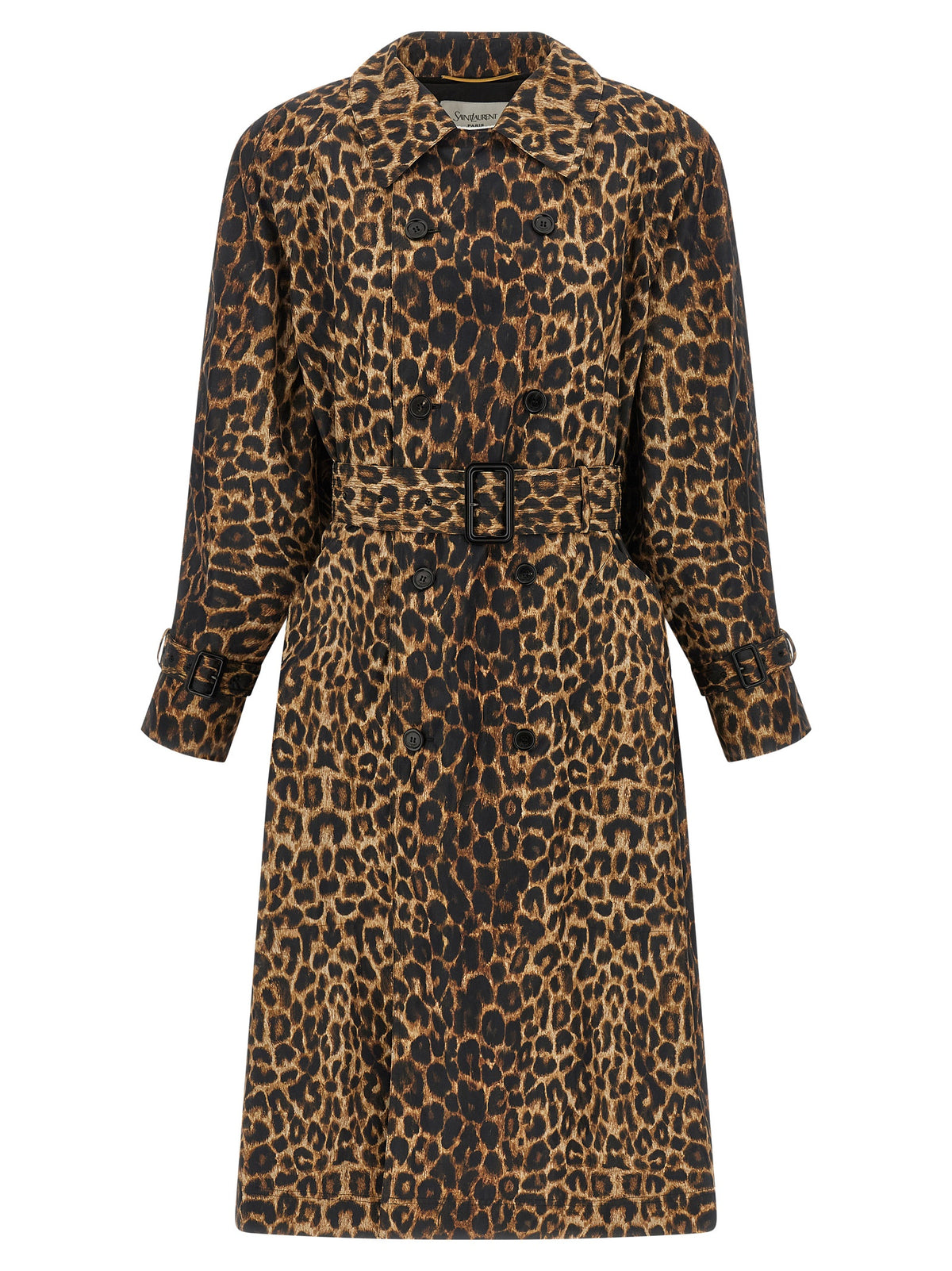 Saint Laurent Double-Breasted Trench Coat