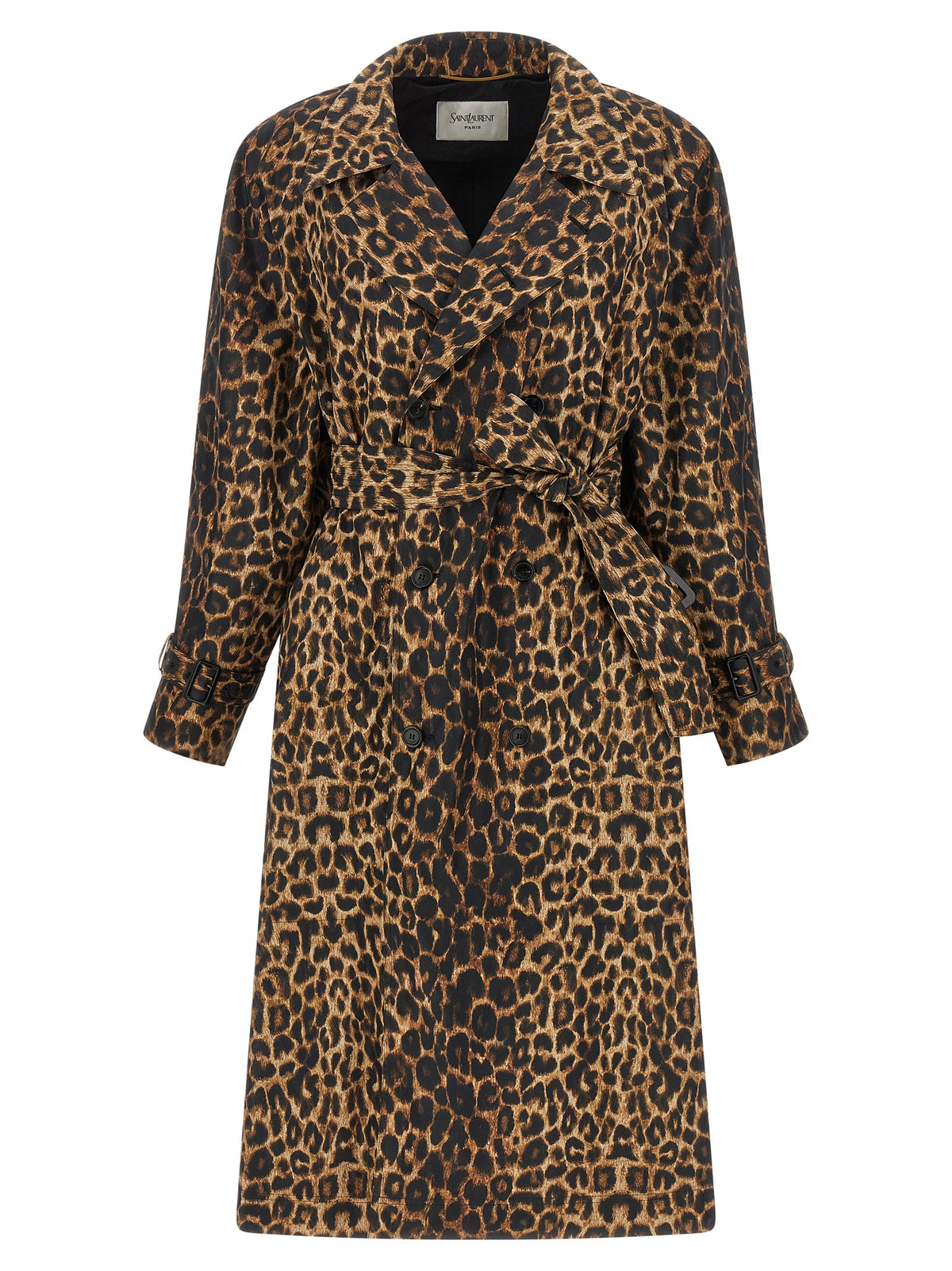 Saint Laurent Double-Breasted Trench Coat