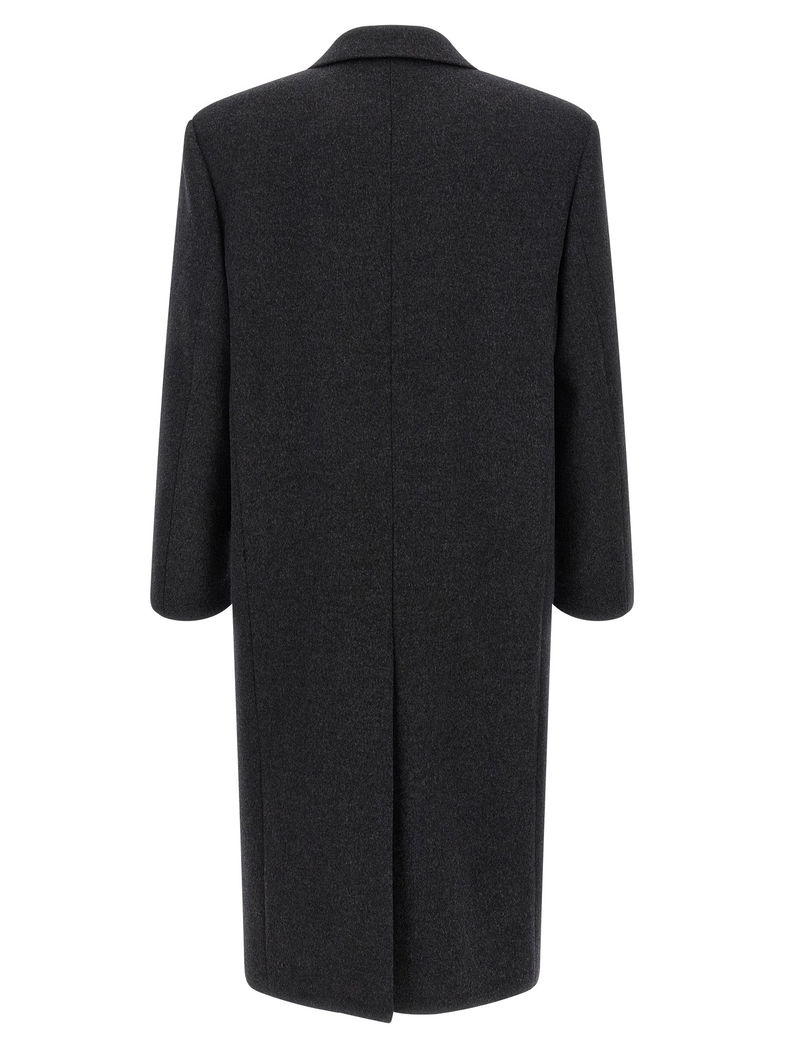 Saint Laurent Double-Face Combed Wool Coat