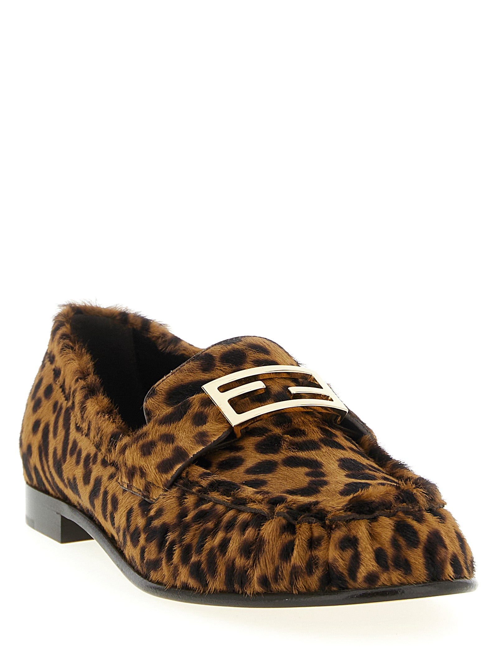 Fendi 'Baguette' Pony Hair Loafers