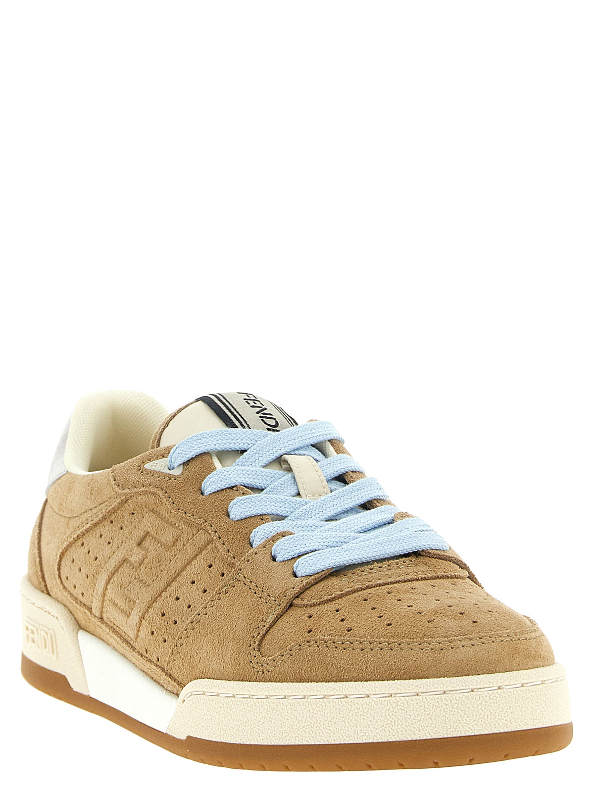 Fendi Beige 'Fendi Match' Sneakers