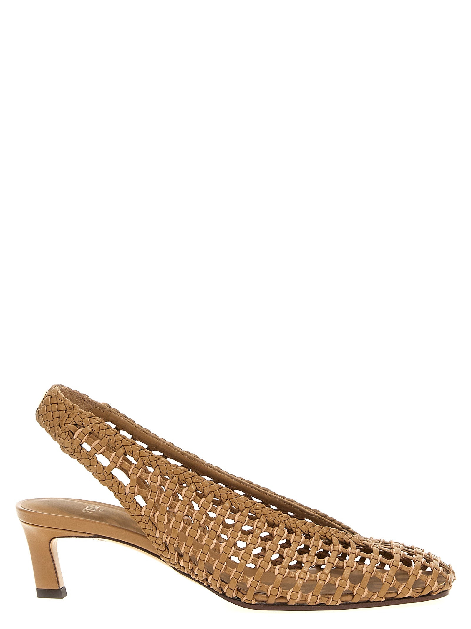 Fendi Braided Slingback