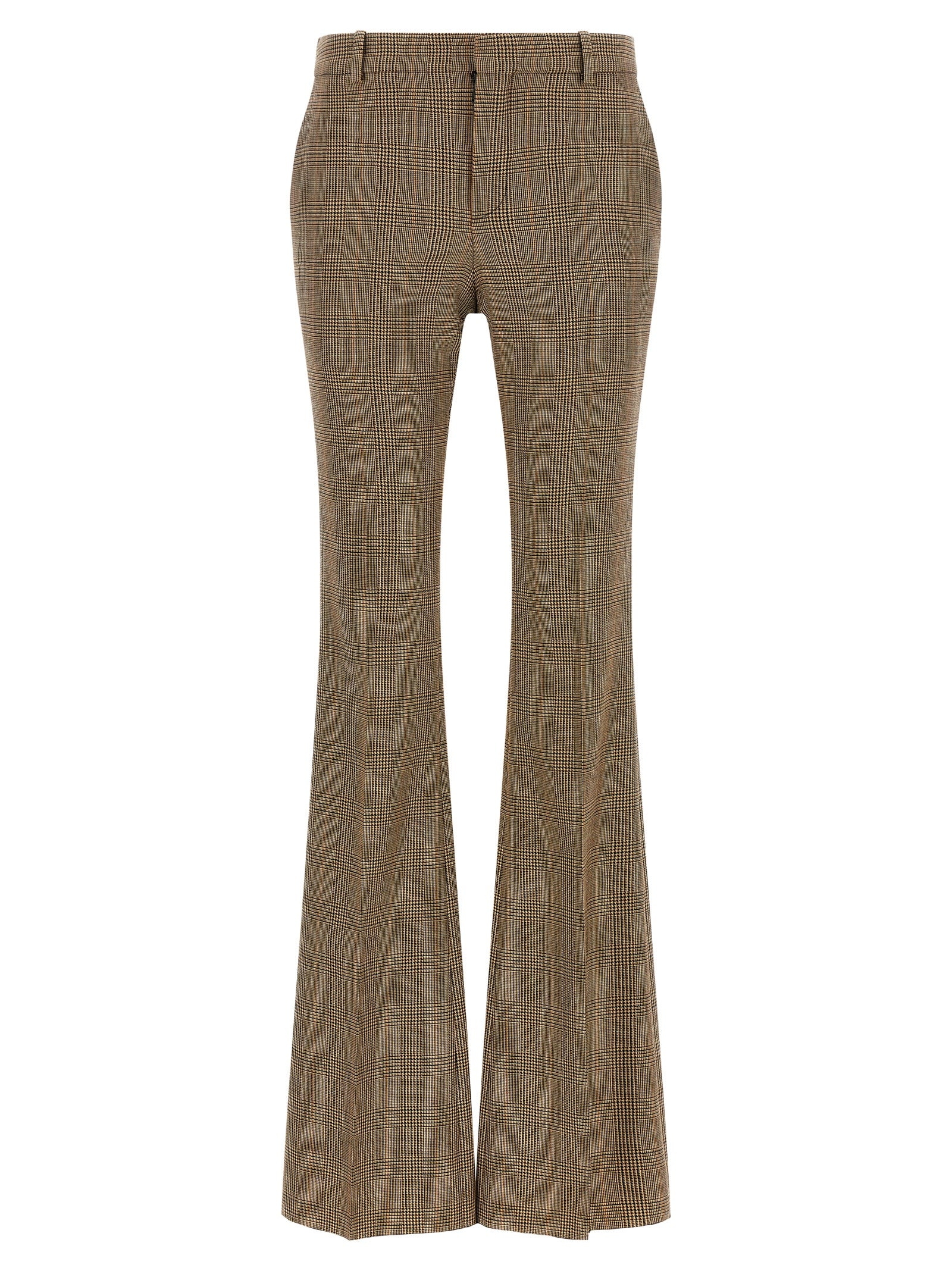 Saint Laurent Prince Of Wales Houndstooth Trousers