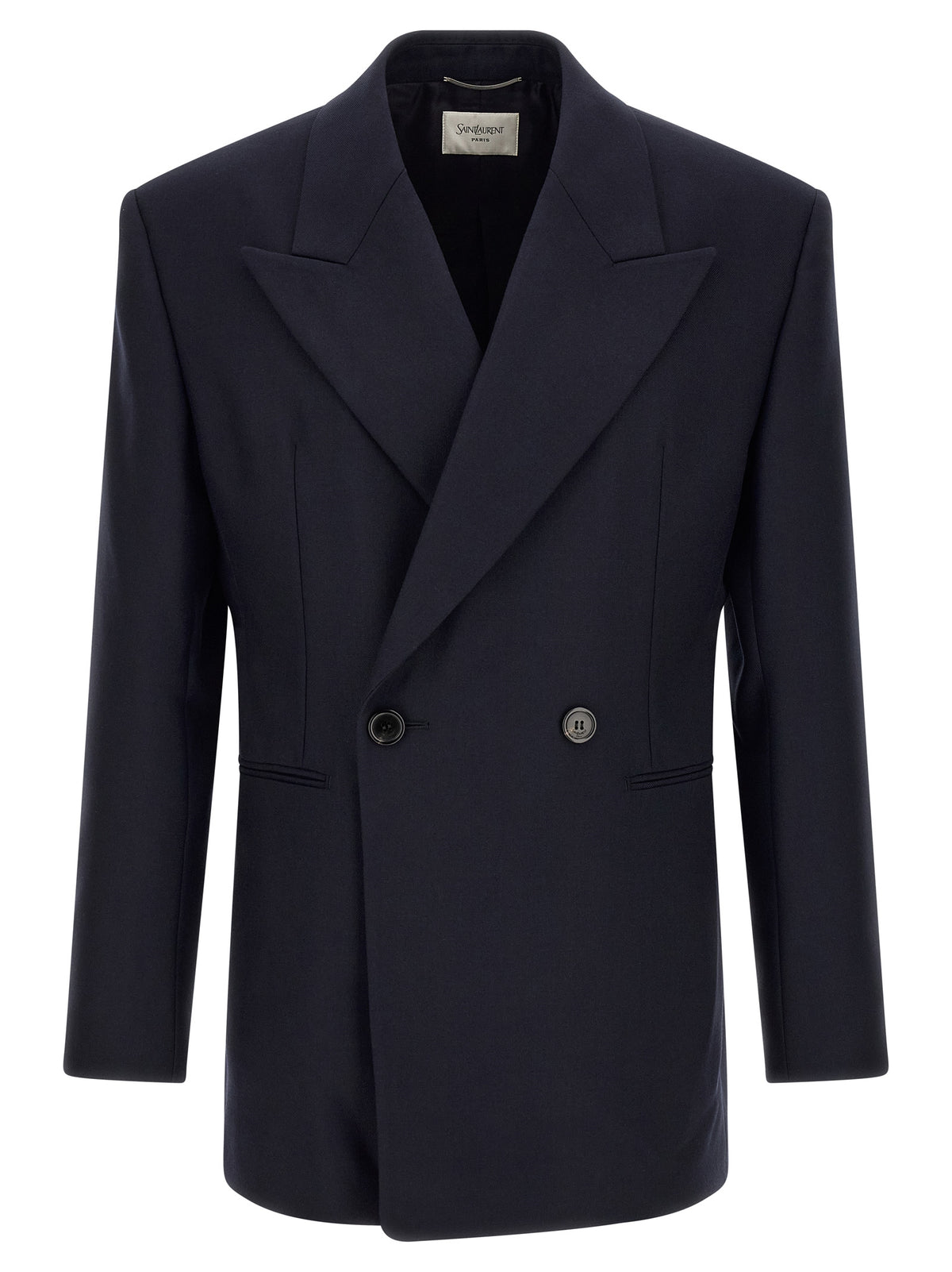 Saint Laurent Felted Wool Gabardine Blazer Jacket