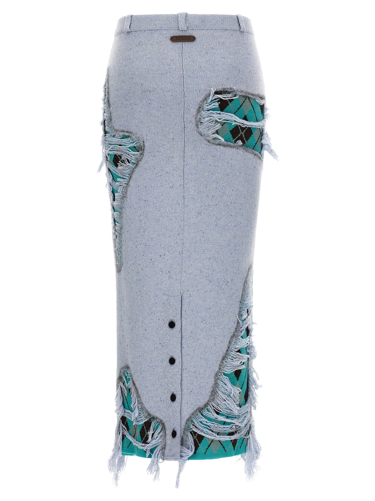 Moschino 'Deconstructed Argyle' Skirt