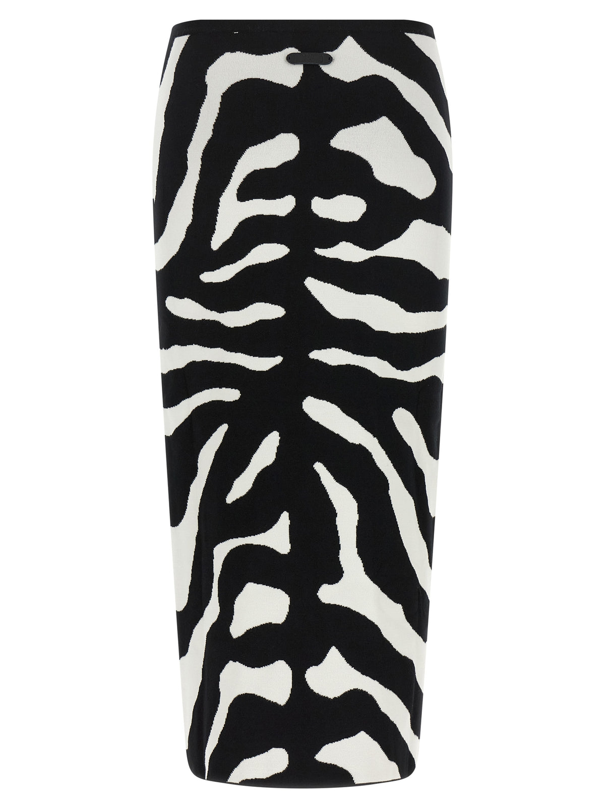 Moschino Zebra Intarsia Skirt