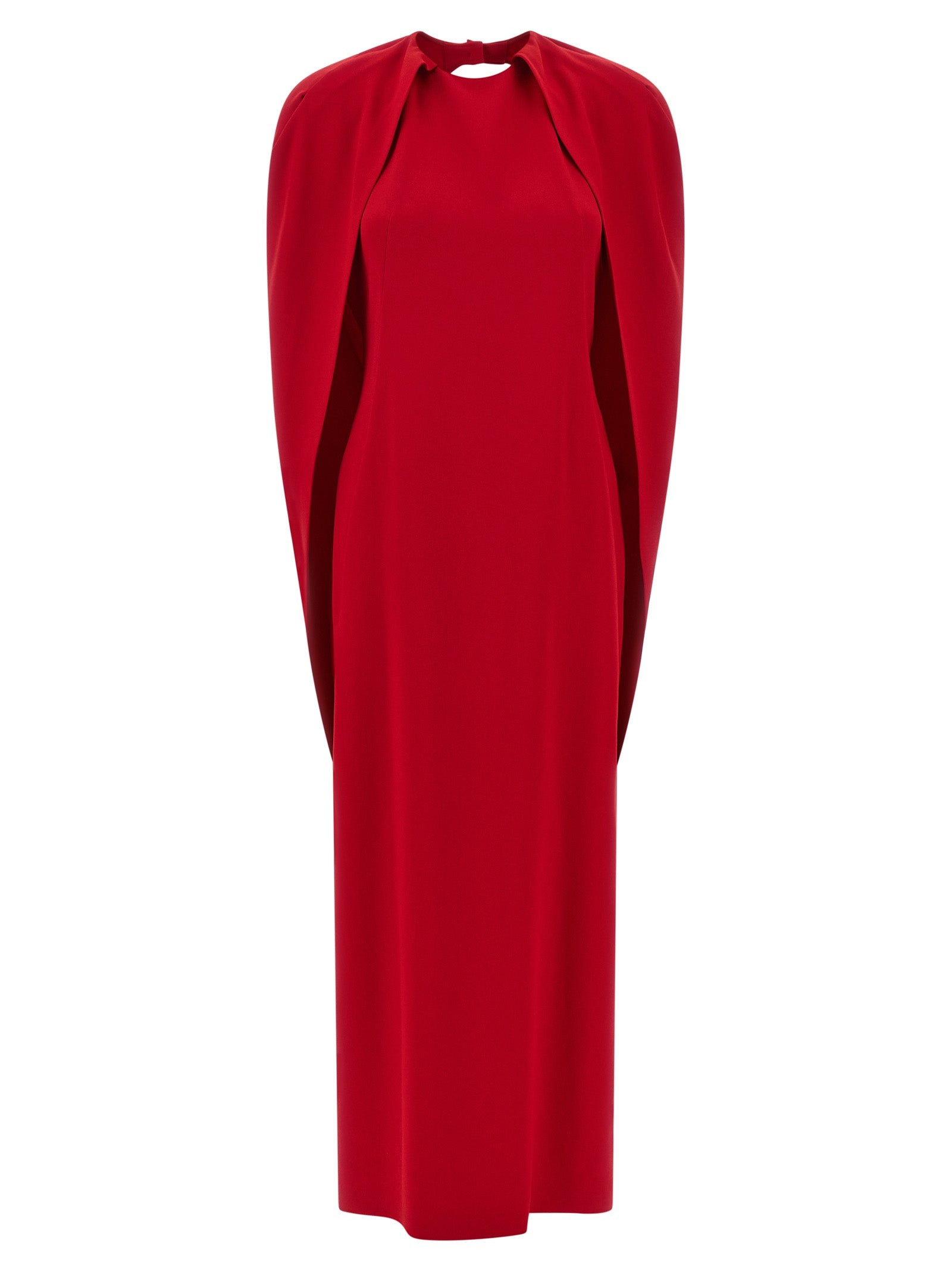 Alberta Ferretti Cape Dress