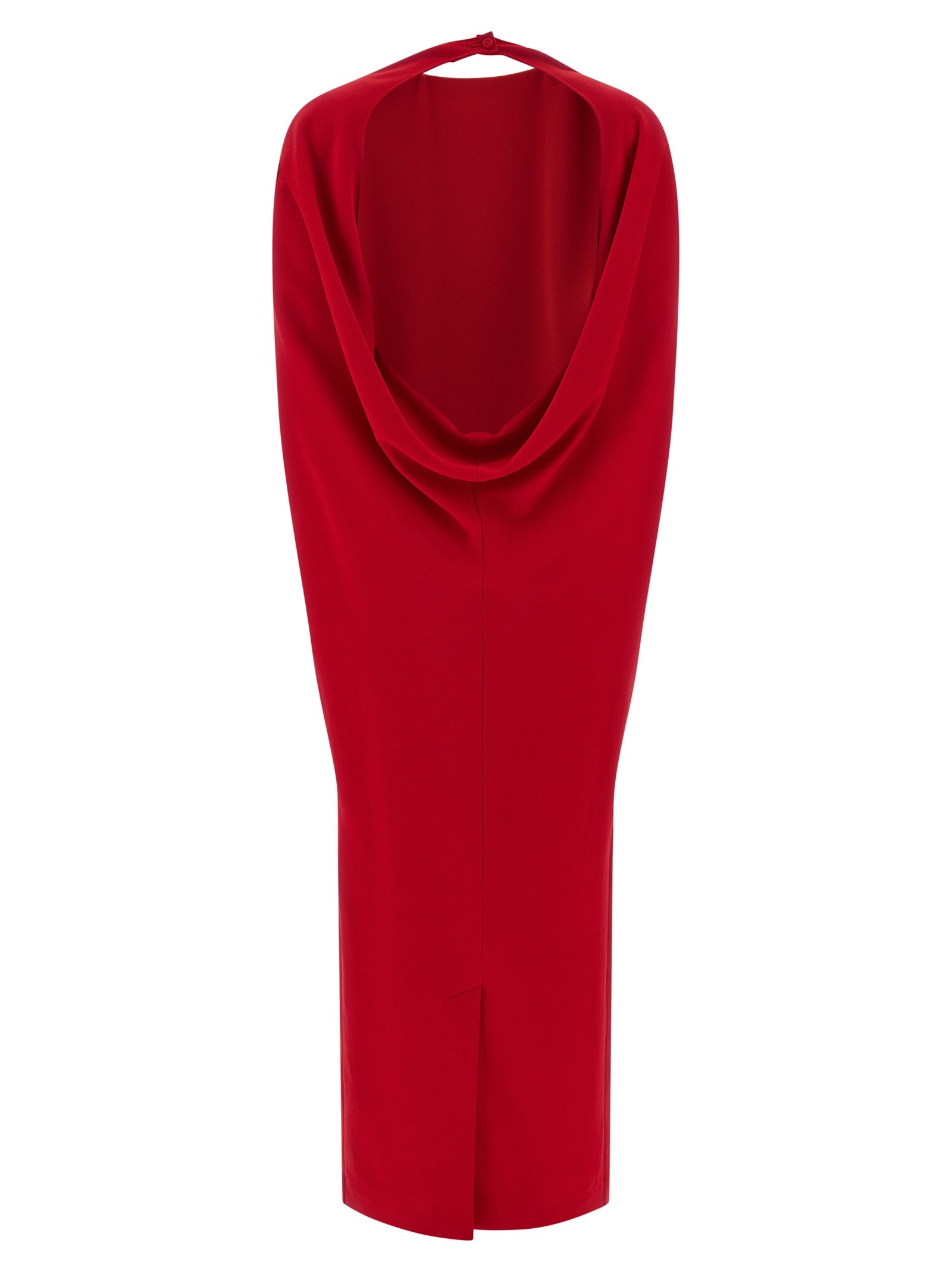 Alberta Ferretti Cape Dress