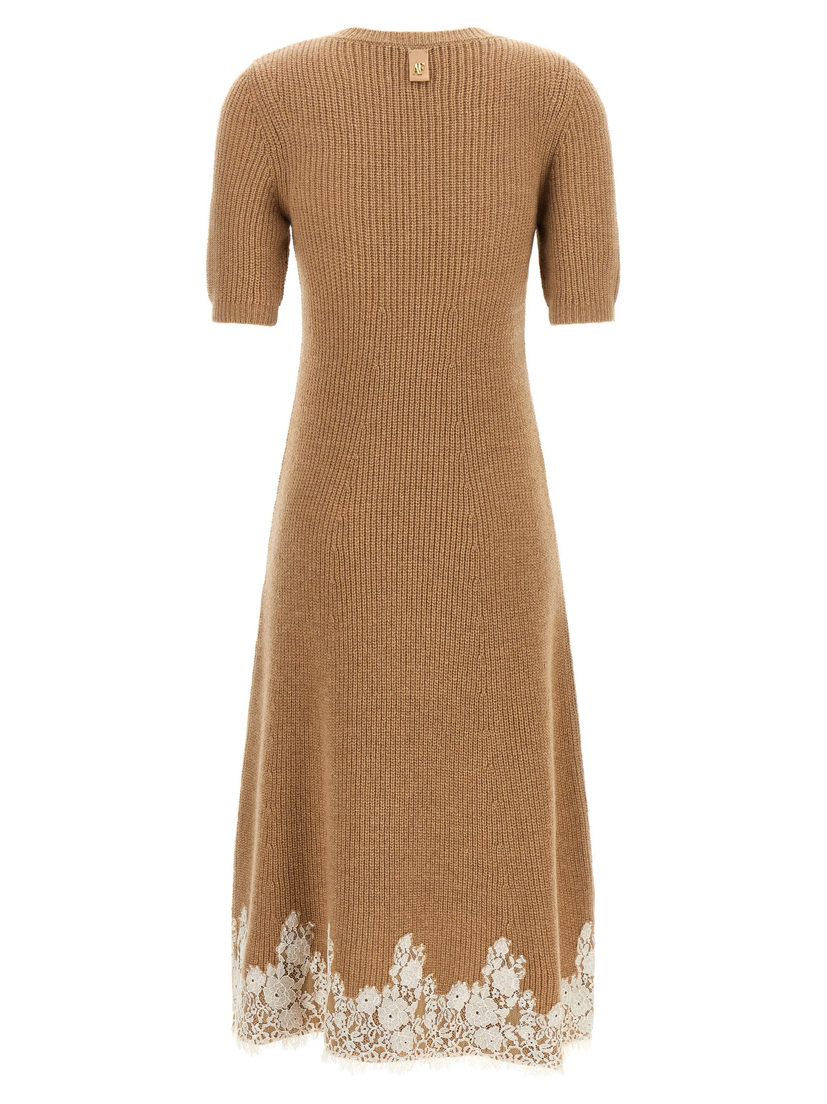 Alberta Ferretti Lace Hem Dress