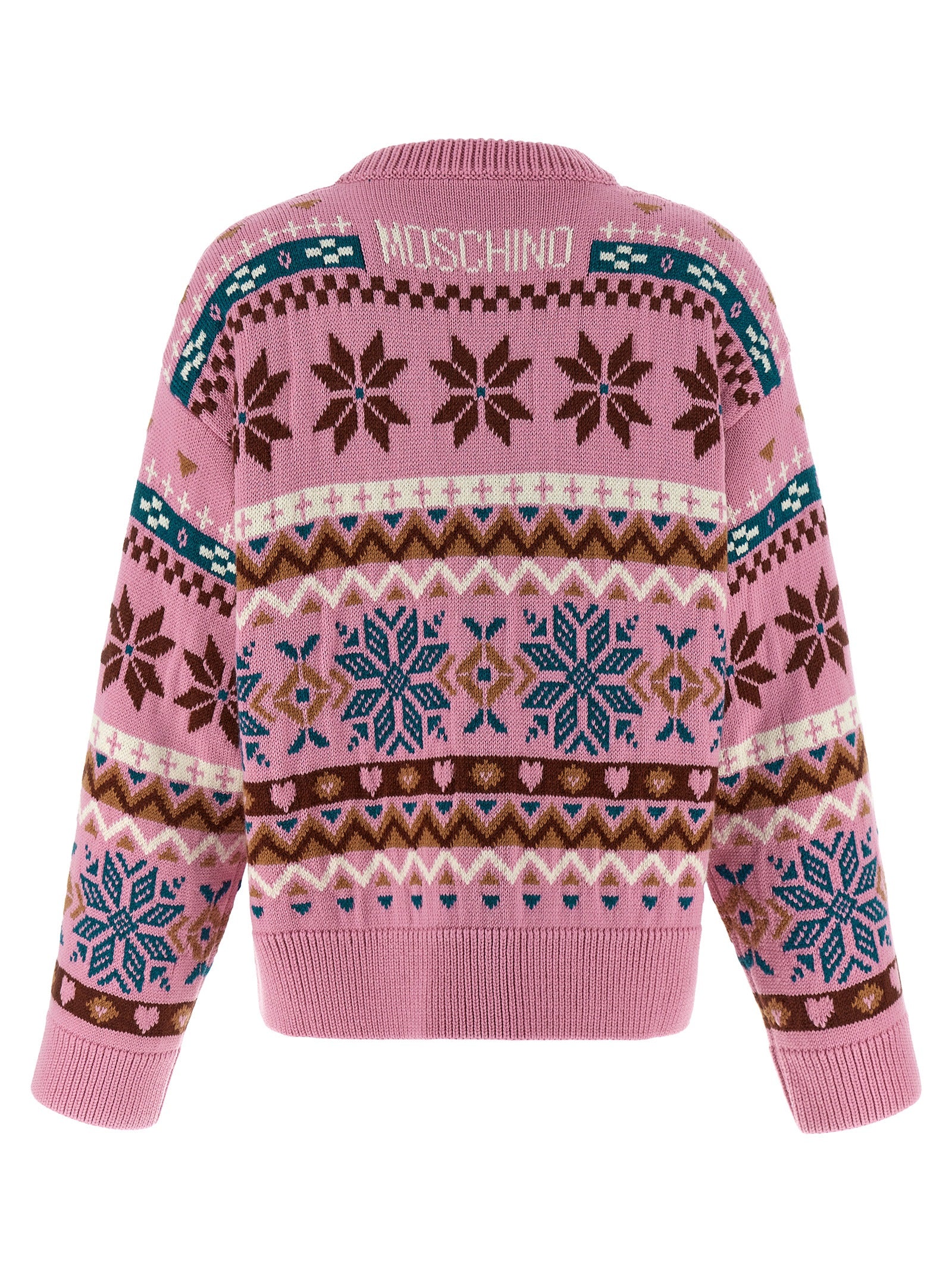 Moschino Intarsia Wool Sweater