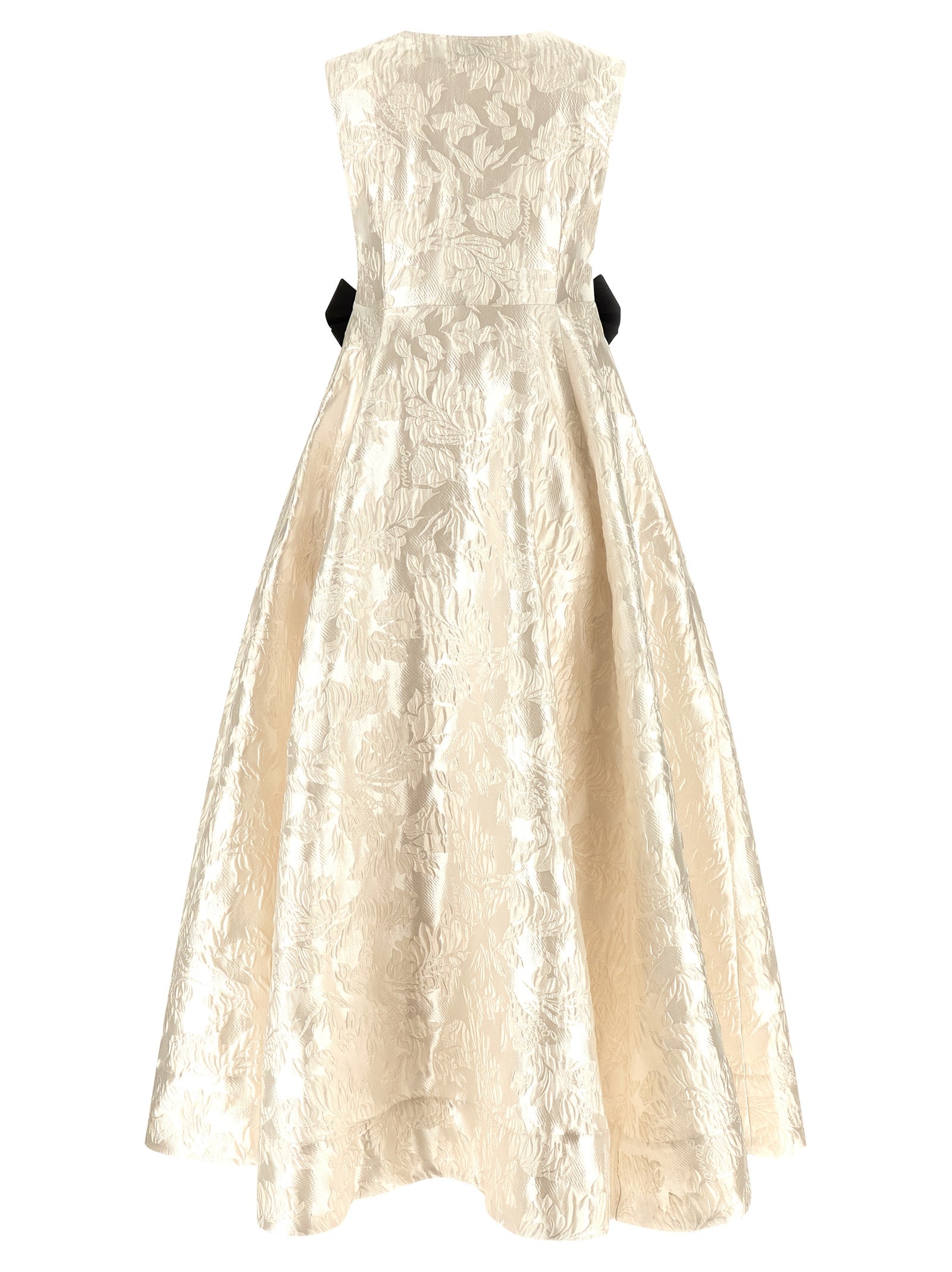 Ganni 'Cloque V-Neck' Dress