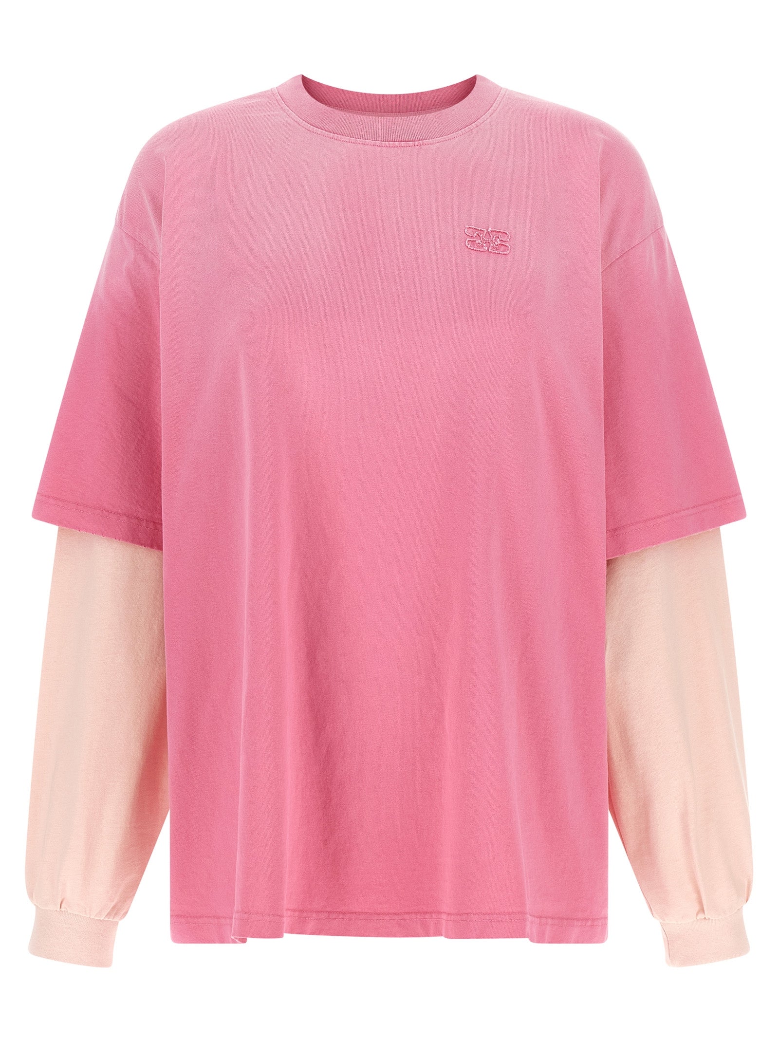 Ganni Double Layer Sleeve T-Shirt