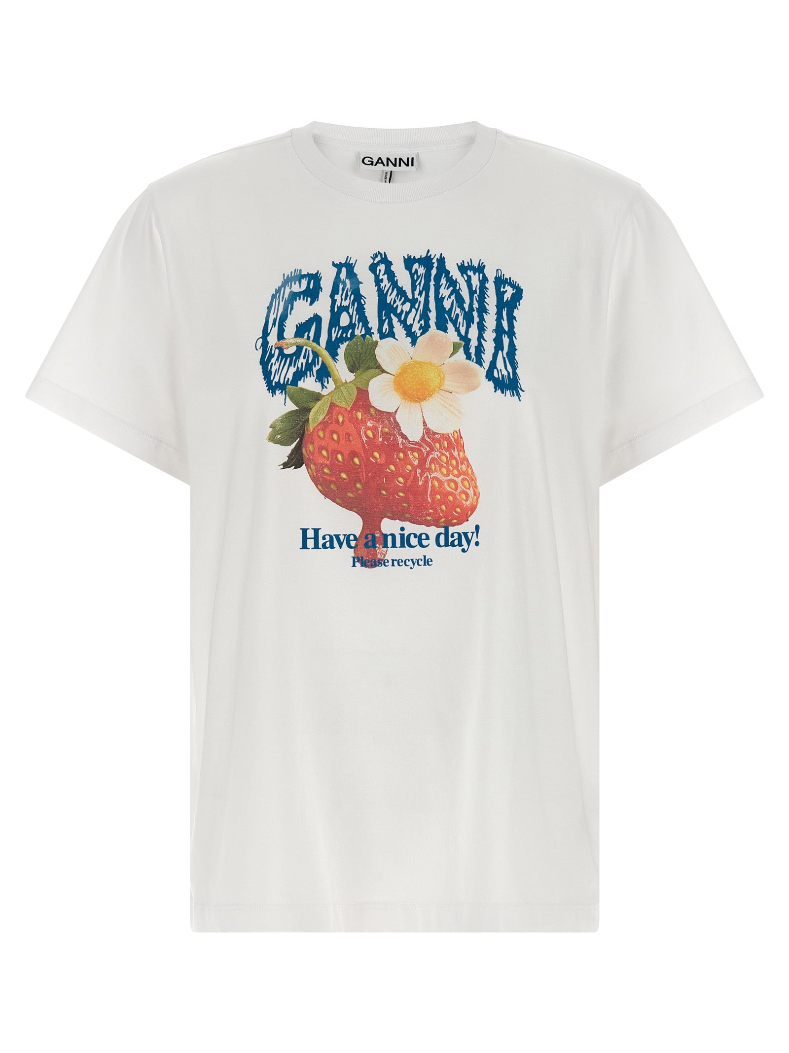 Ganni 'Strawberry' T-Shirt