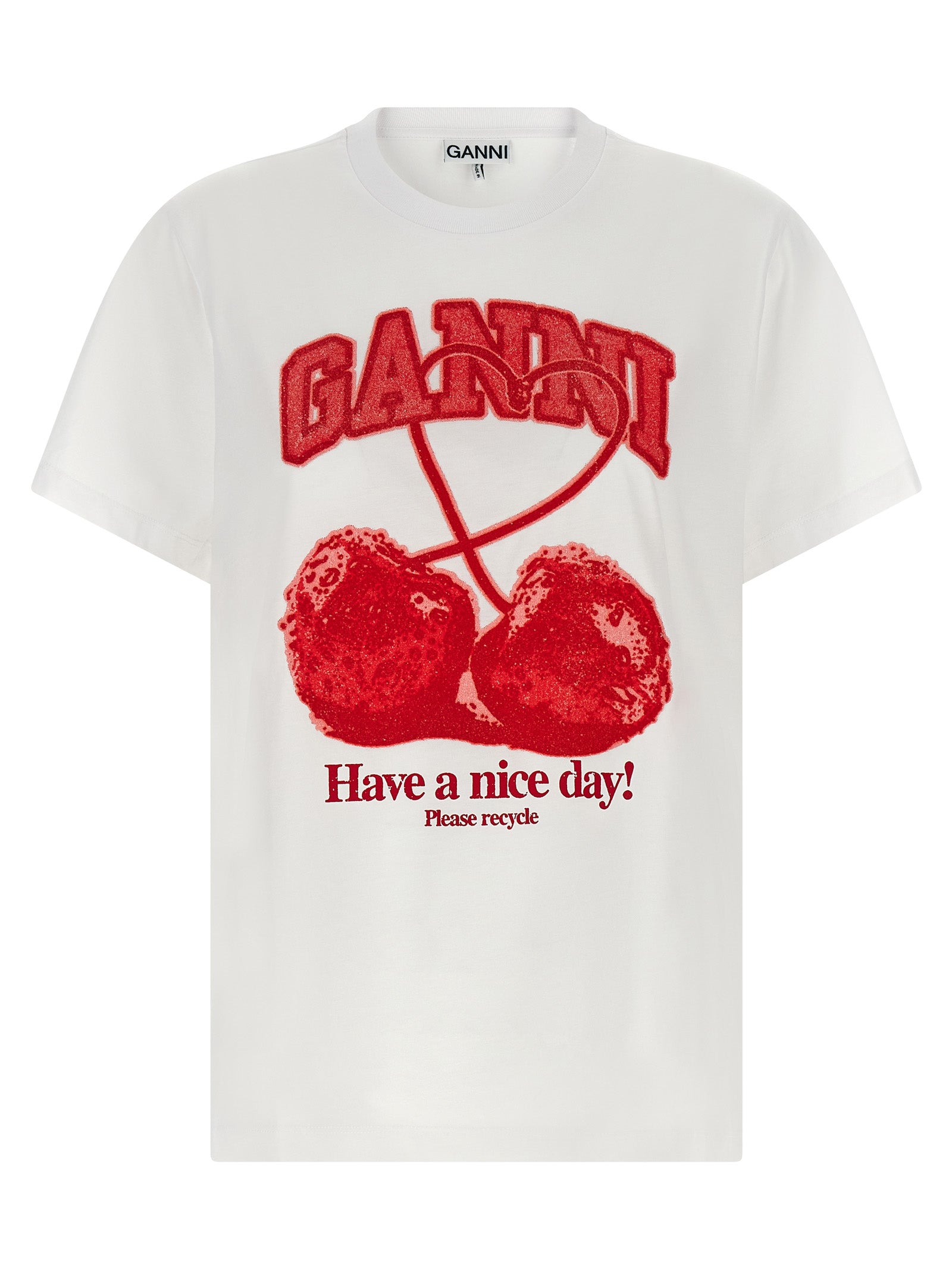 Ganni 'Cherry' T-Shirt