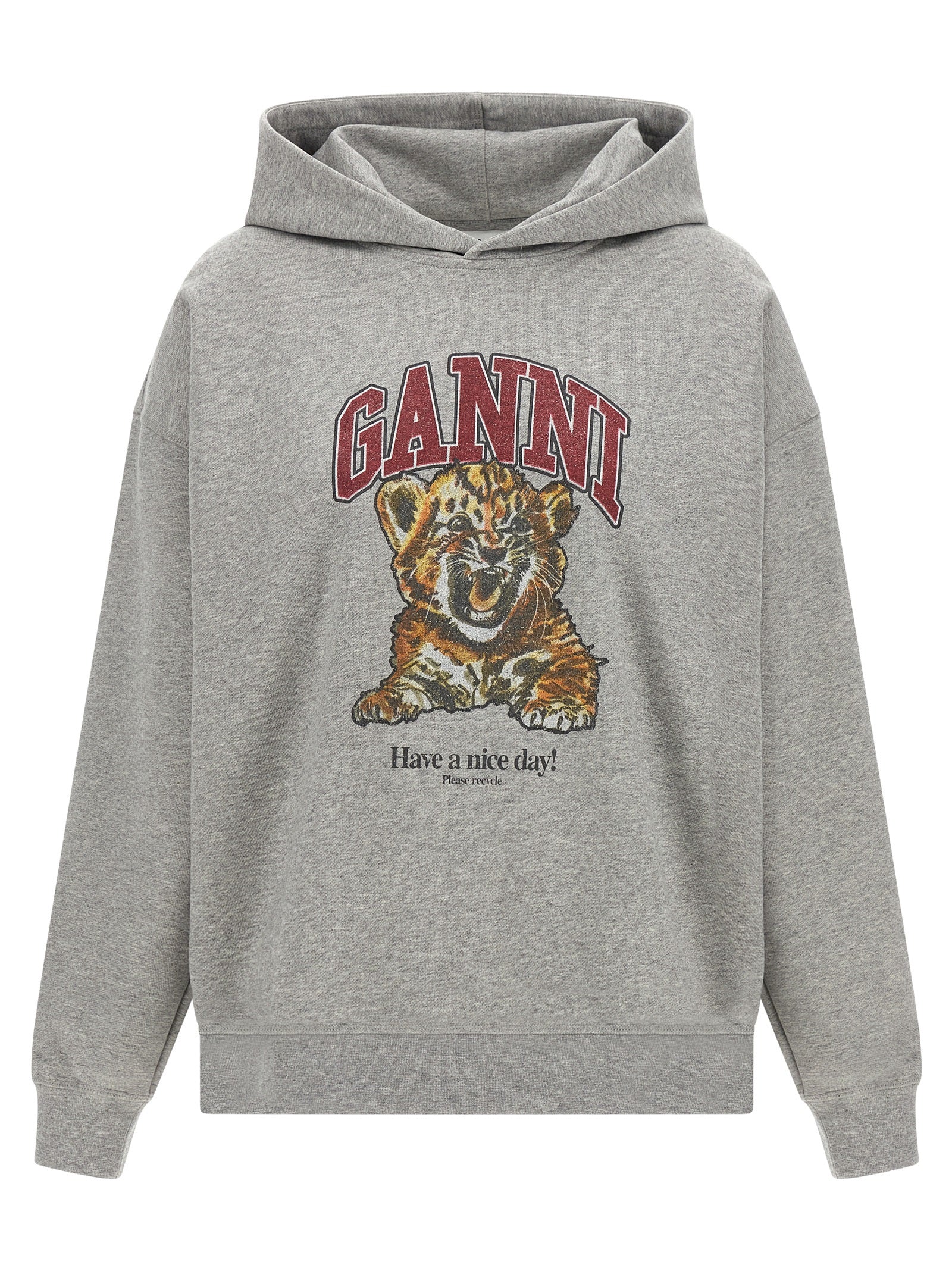 Ganni 'Grey Tiger' Hoodie
