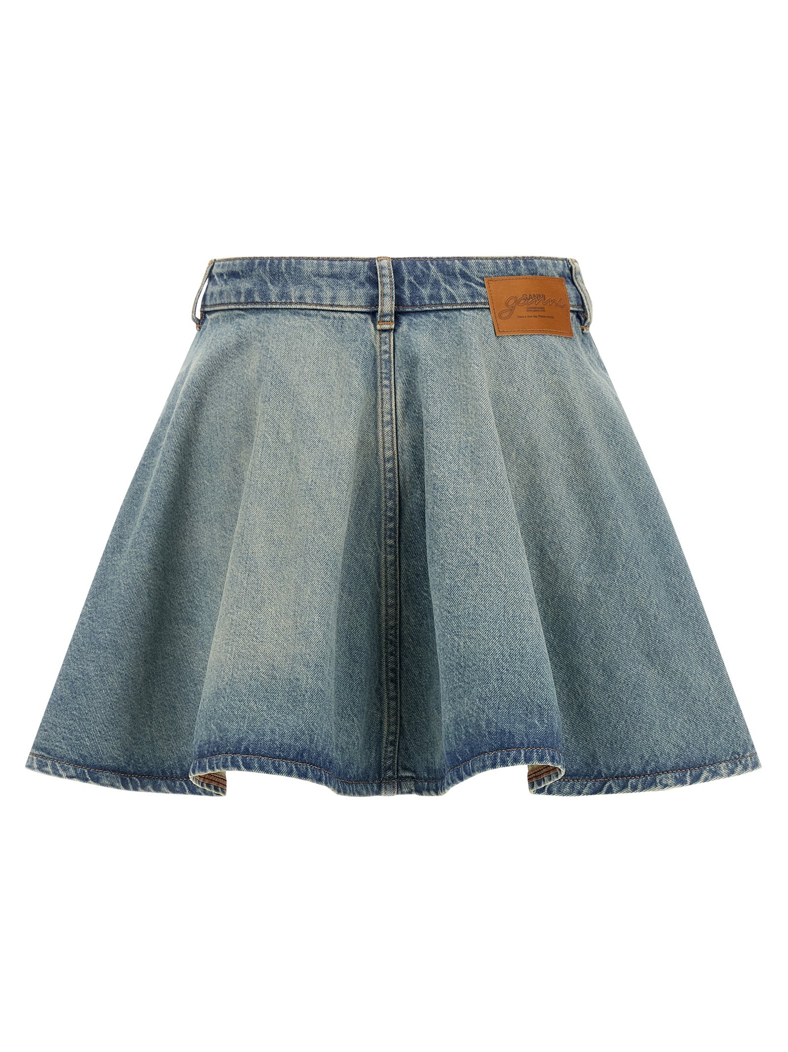 Ganni 'Tint Rigid Denim' Skirt