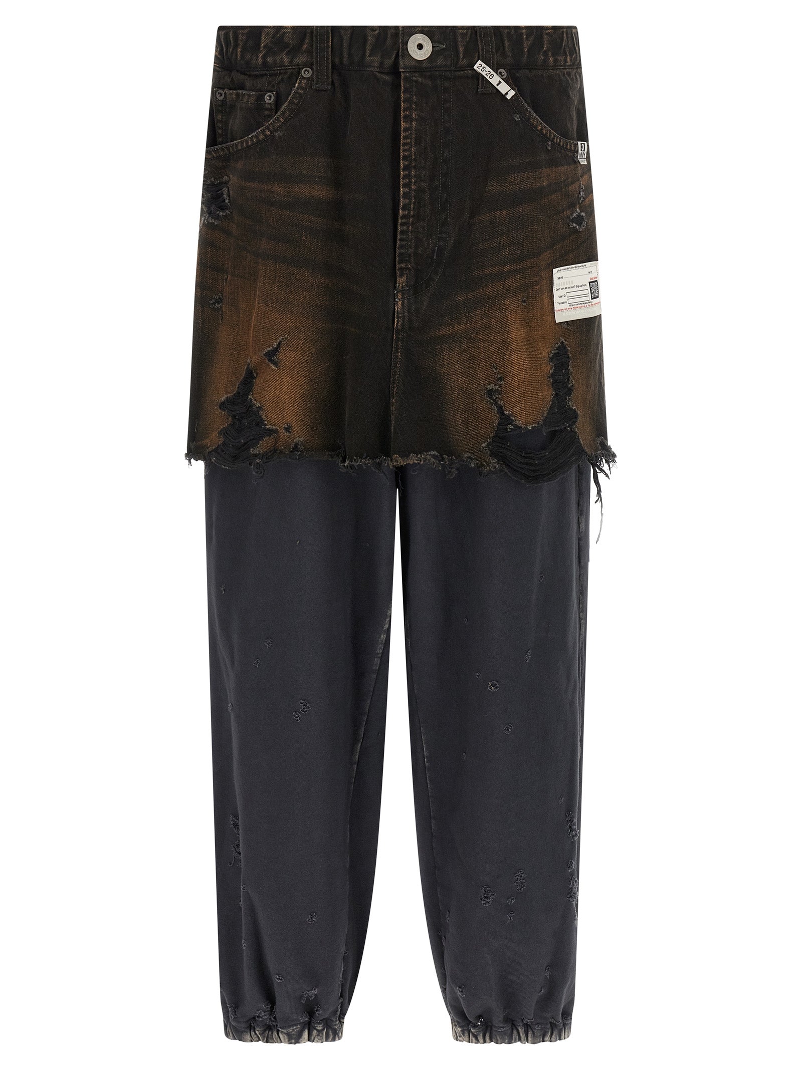 Maison Mihara Yasuhiro 'Waist Layered Denim' Pants