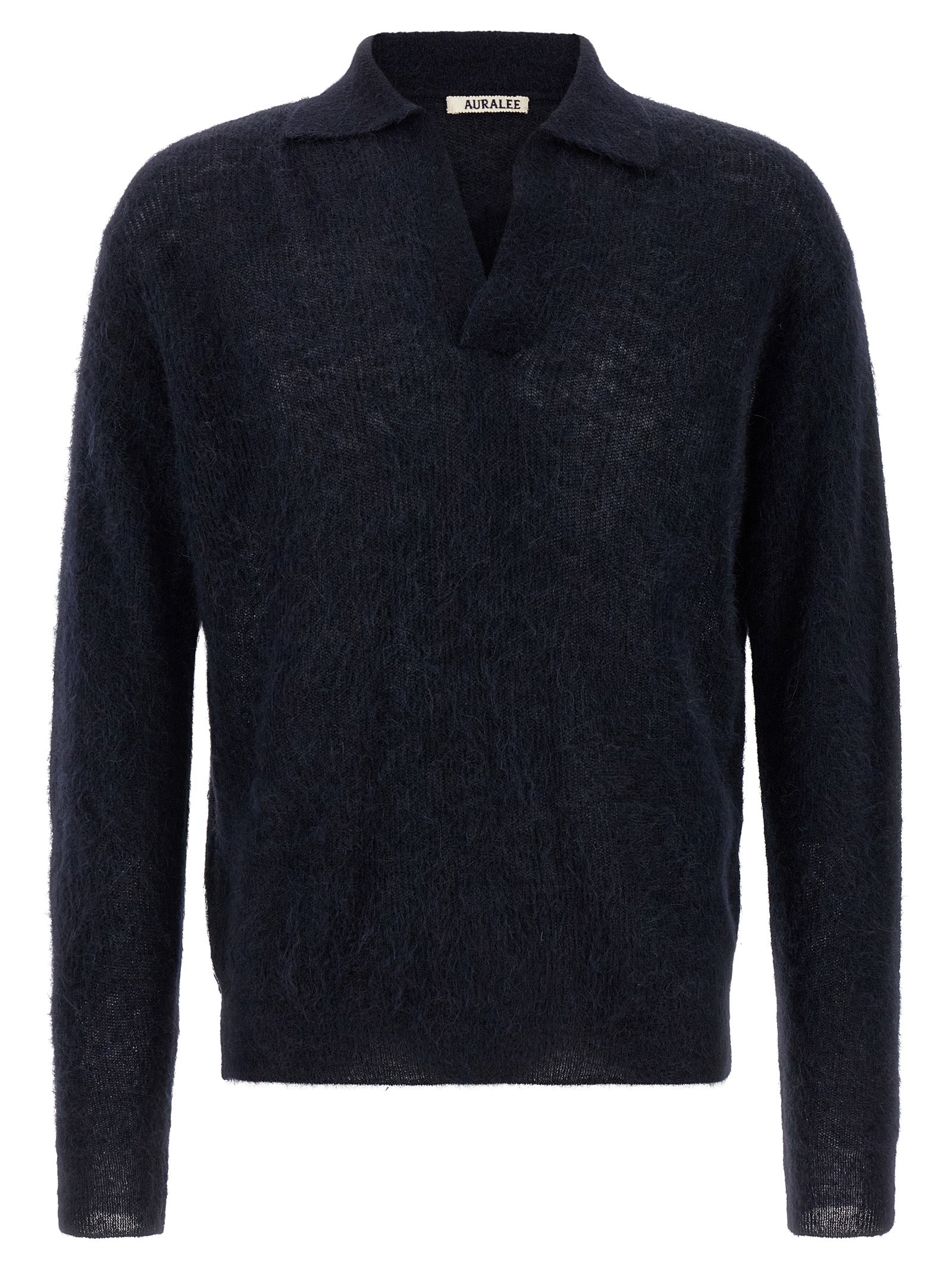 Auralee Tam Yarn Polo Shirt