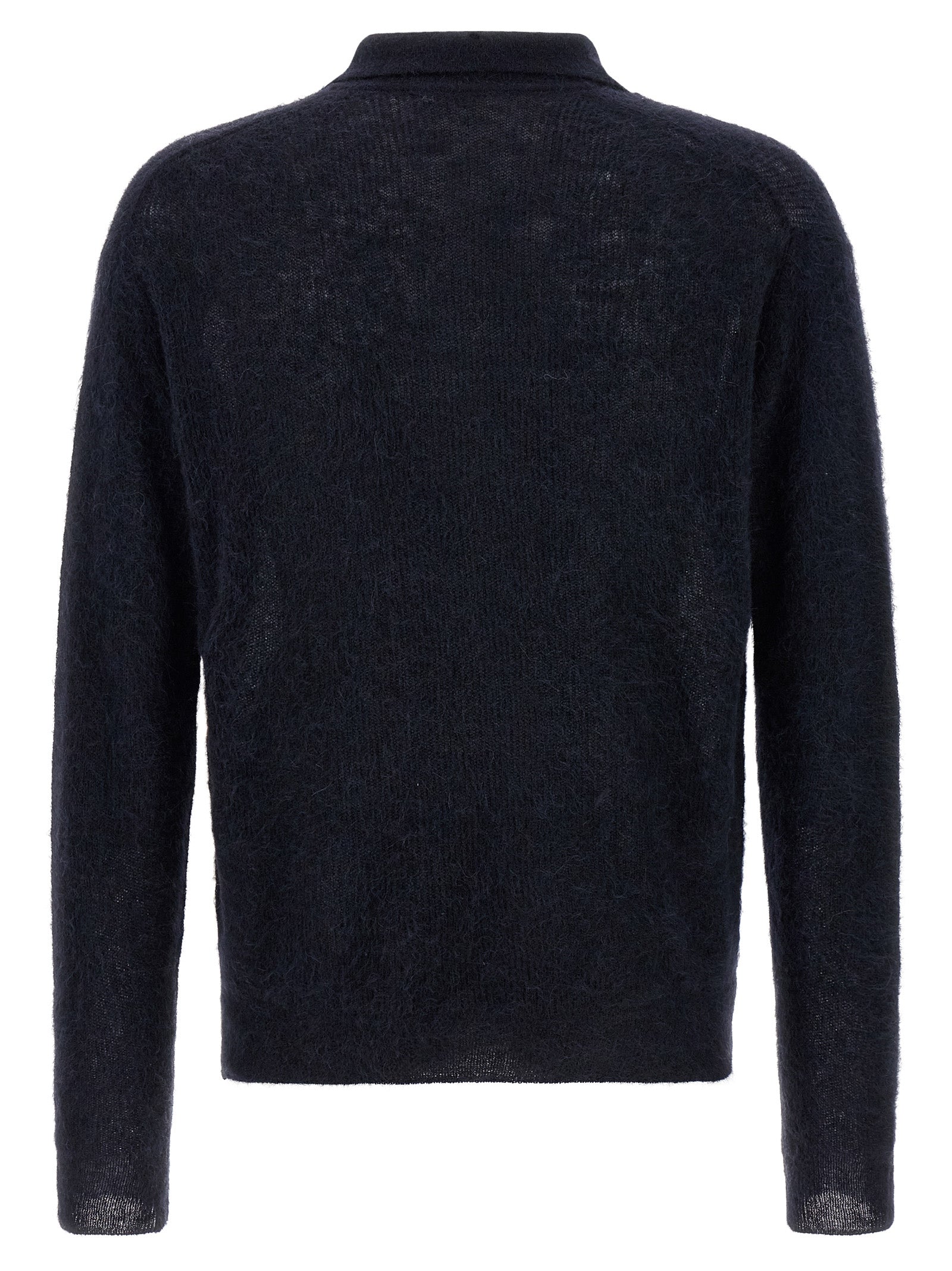 Auralee Tam Yarn Polo Shirt