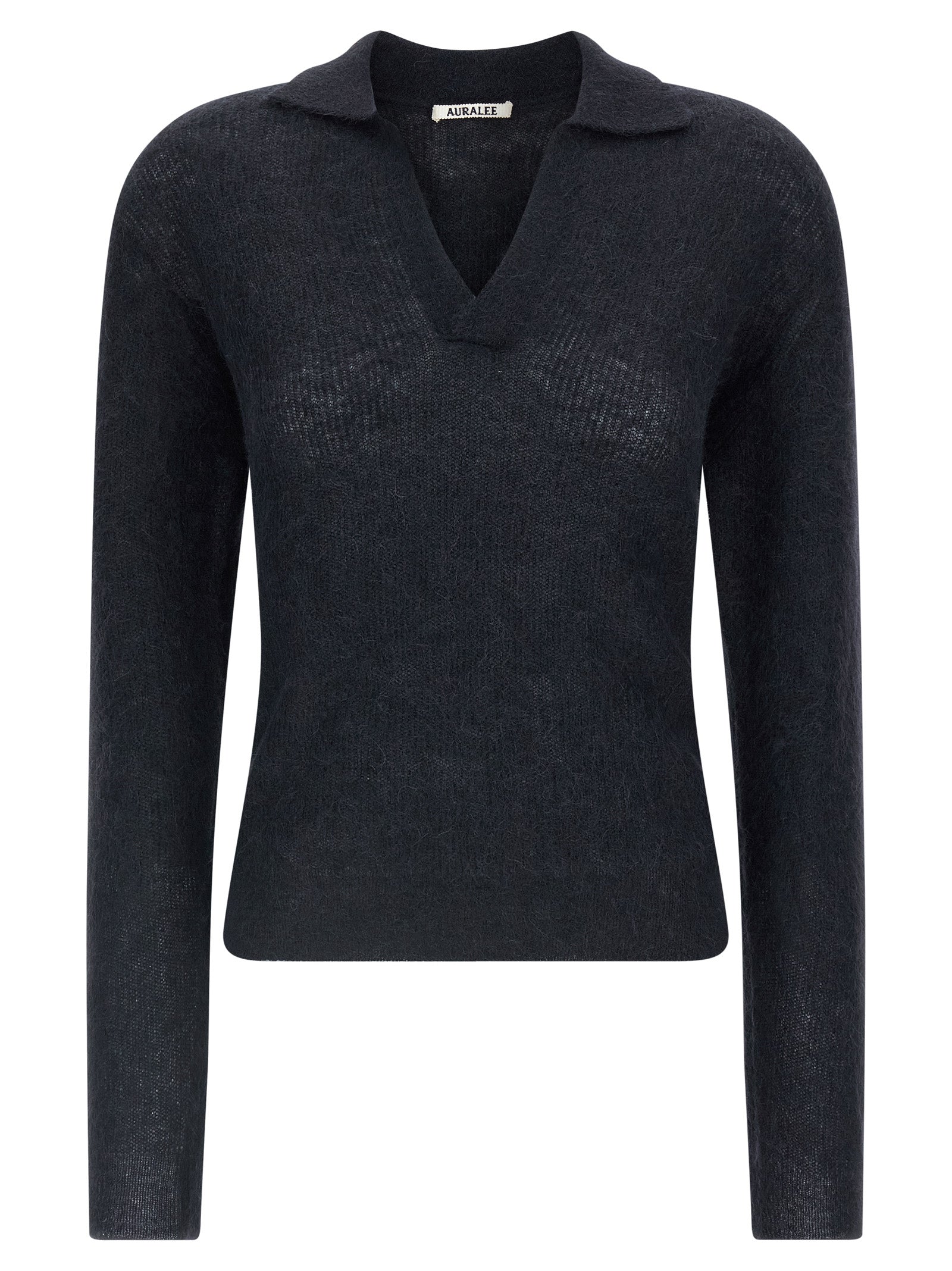 Auralee Tam Yarn Polo Shirt