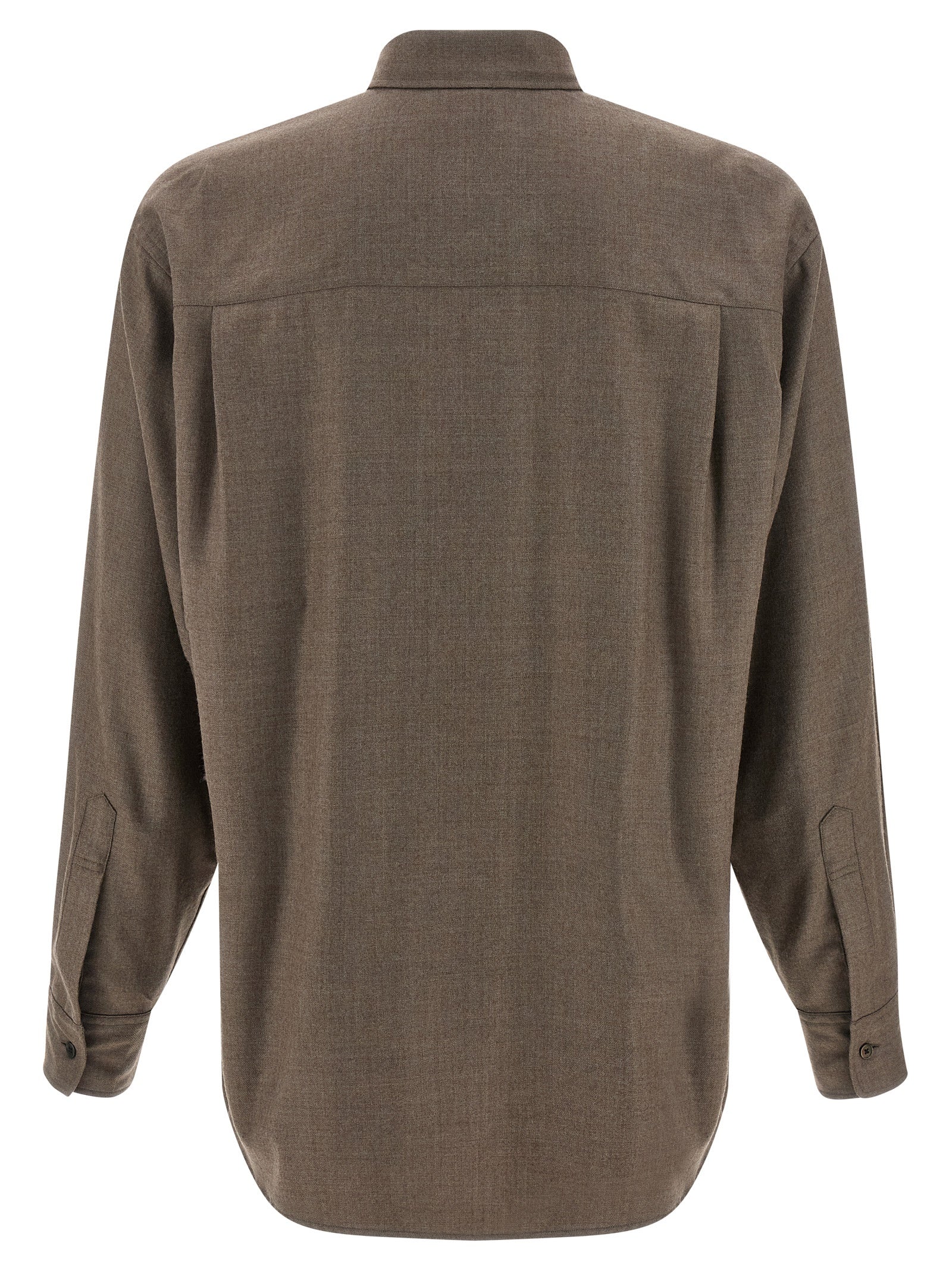 Auralee Ultra-Fine Velvet Wool Shirt