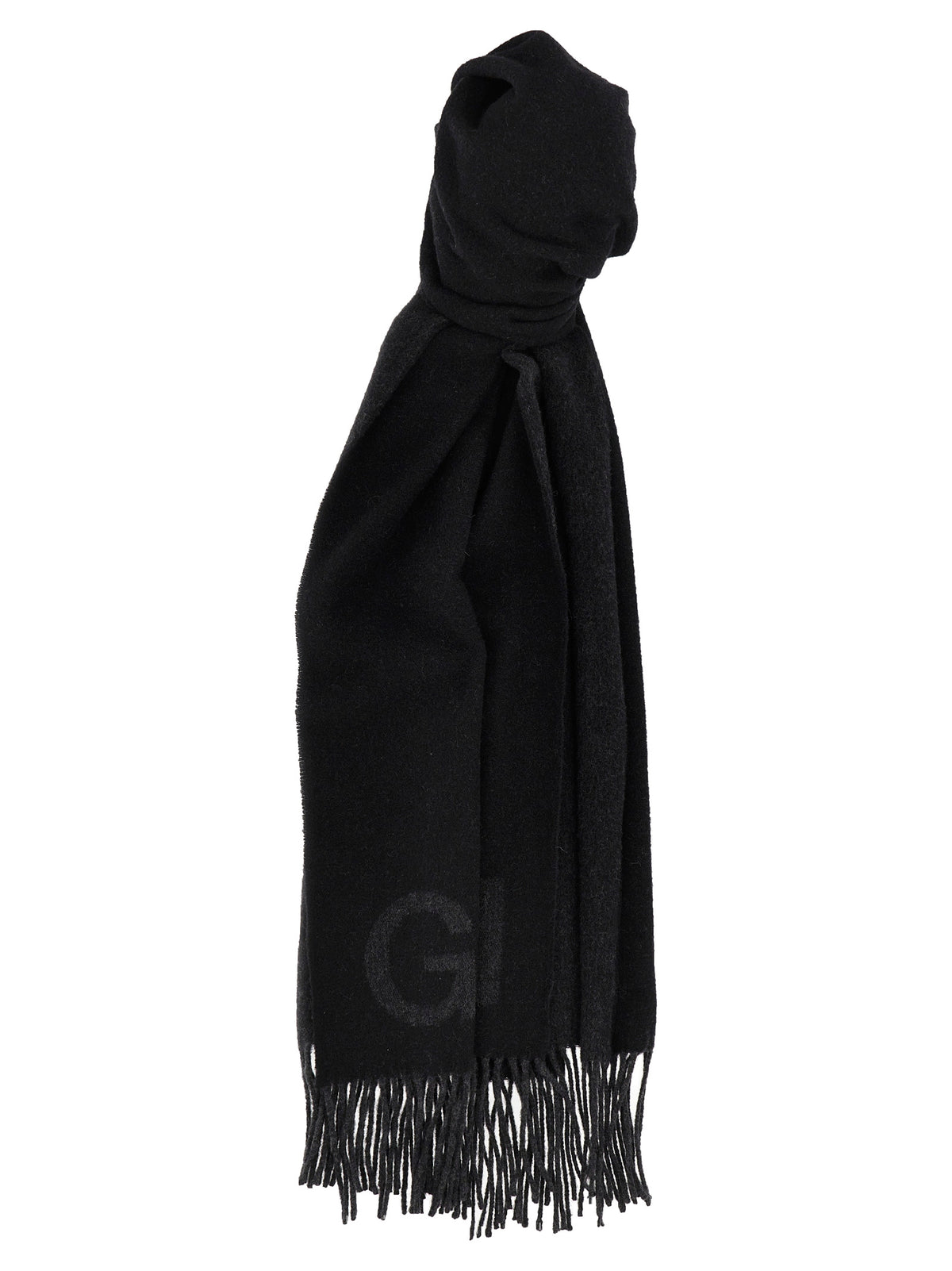 Ganni Maxi Logo Scarf