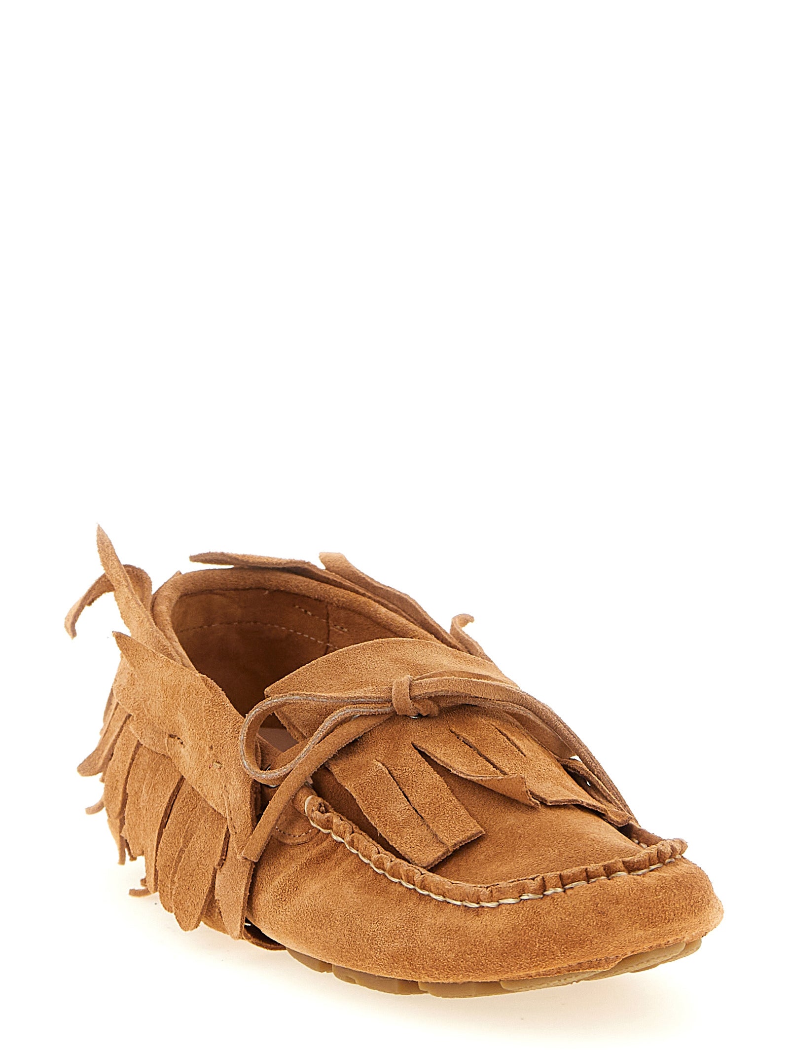 Alberta Ferretti Suede Loafers