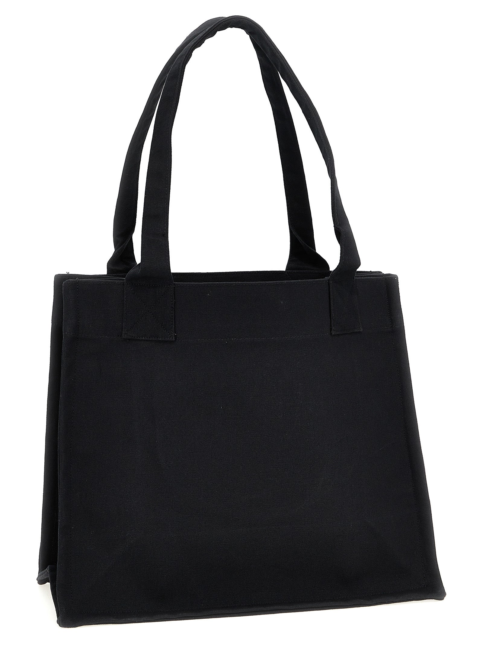 Ganni 'Large Easy Shopper Contrasted Logo' Shopping Bag