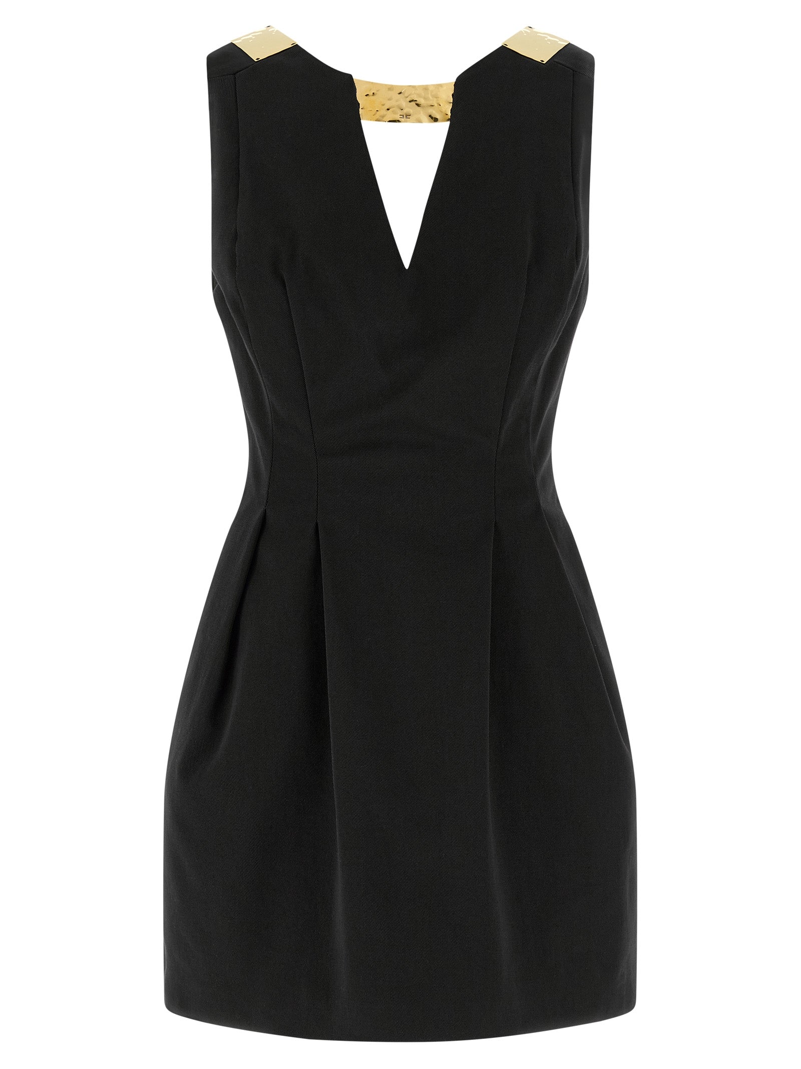Elisabetta Franchi Metal Plaque Dress