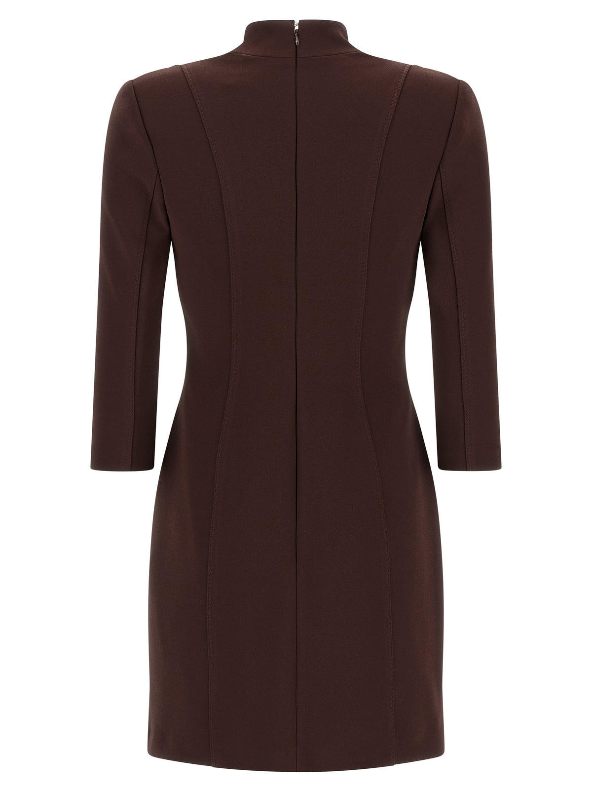 Elisabetta Franchi Logo Dress With Elastic Bands