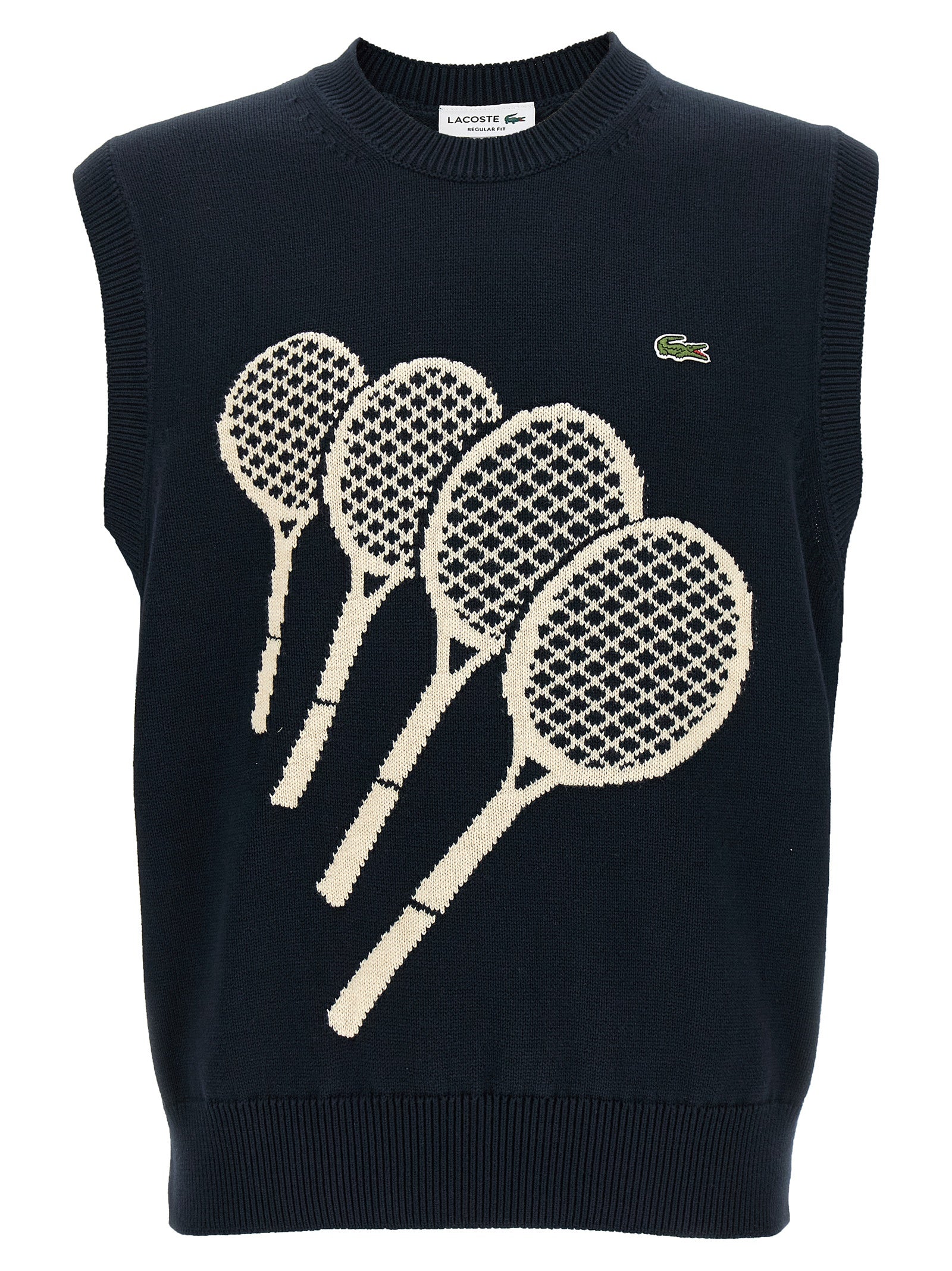 Lacoste Jacquard Cotton Vest