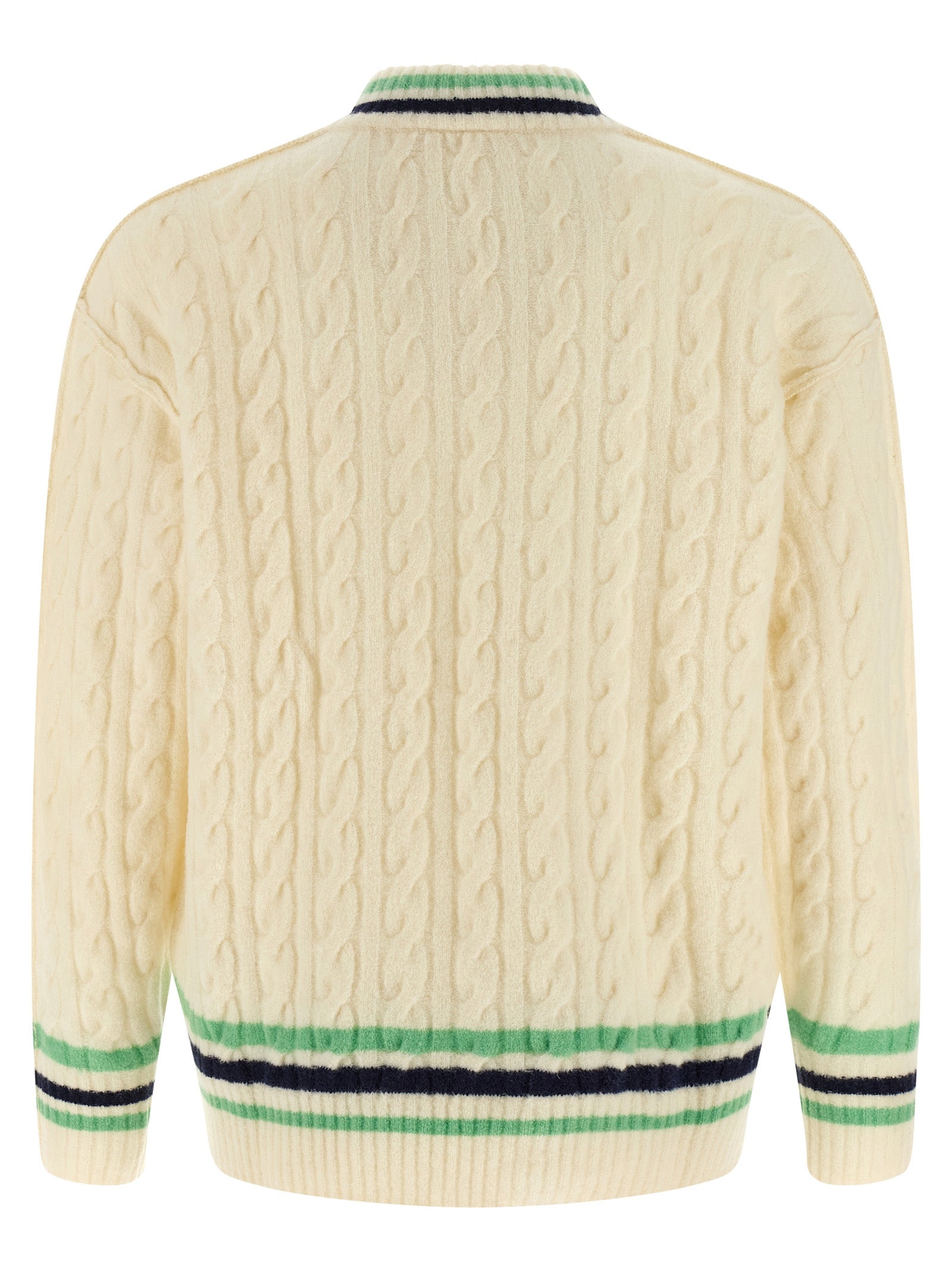 Lacoste Braided Wool Sweater
