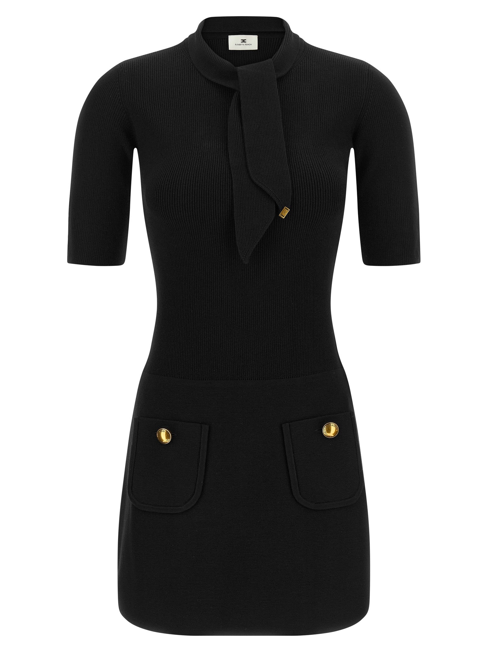 Elisabetta Franchi Scarf Dress