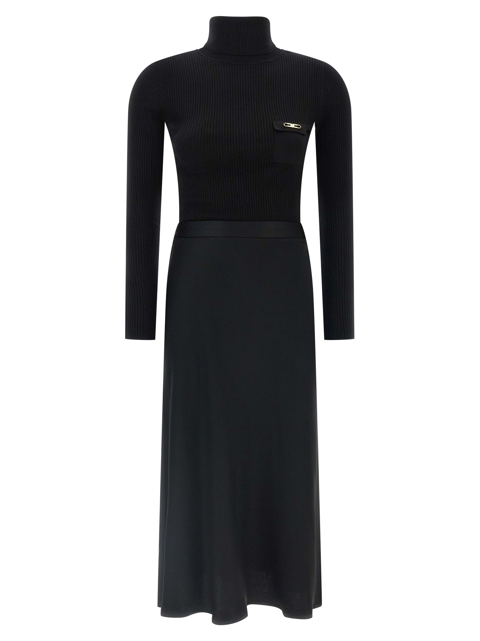Elisabetta Franchi Turtleneck Dress