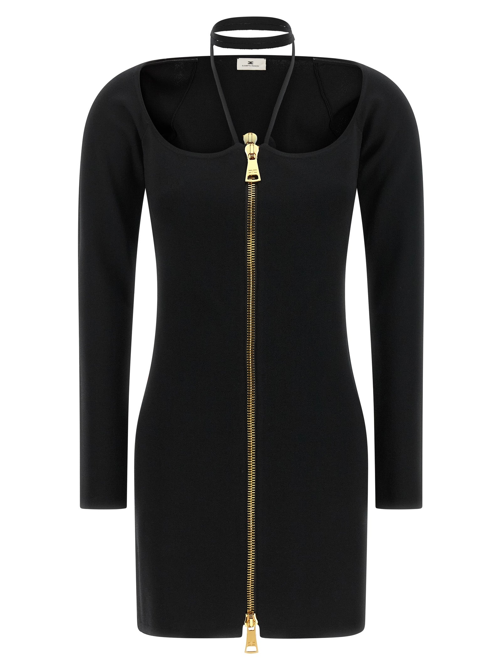 Elisabetta Franchi Fabric Stitch Knit Dress