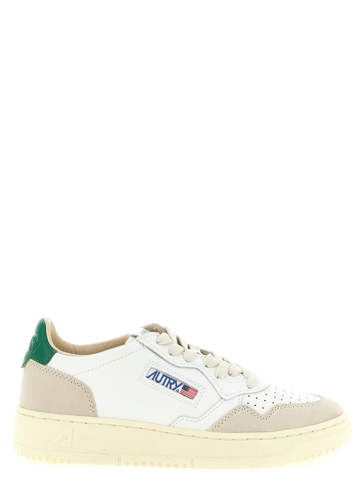 Autry Autry Medalist Low Leather And Suede Sneakers